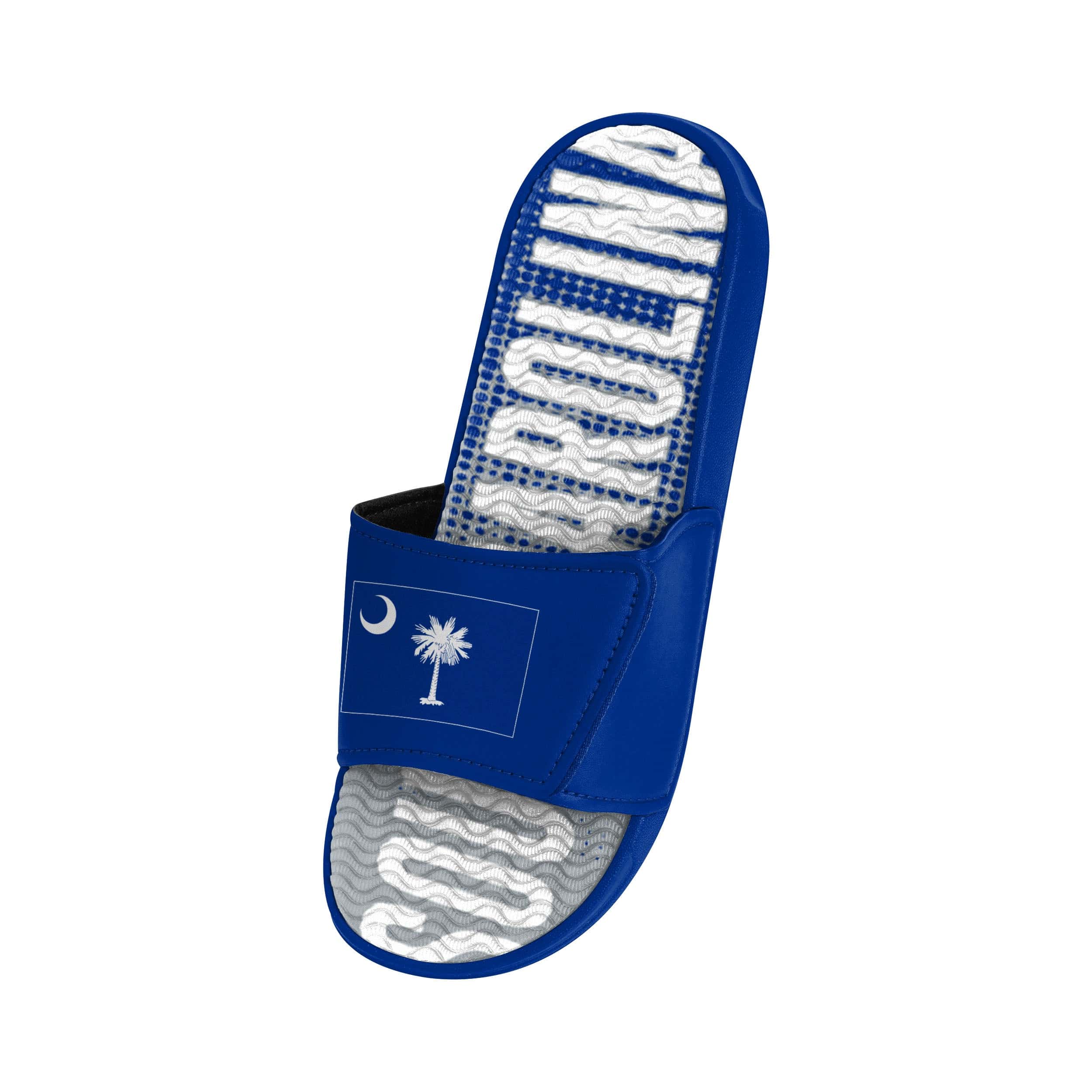 South Carolina Mens Flag Gradient Wordmark Gel Slide - Image 4