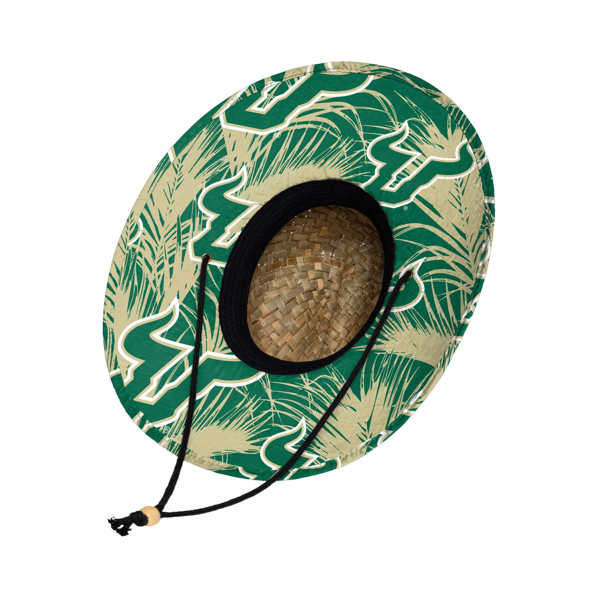 South Florida Bulls NCAA Floral Straw Hat - Image 2