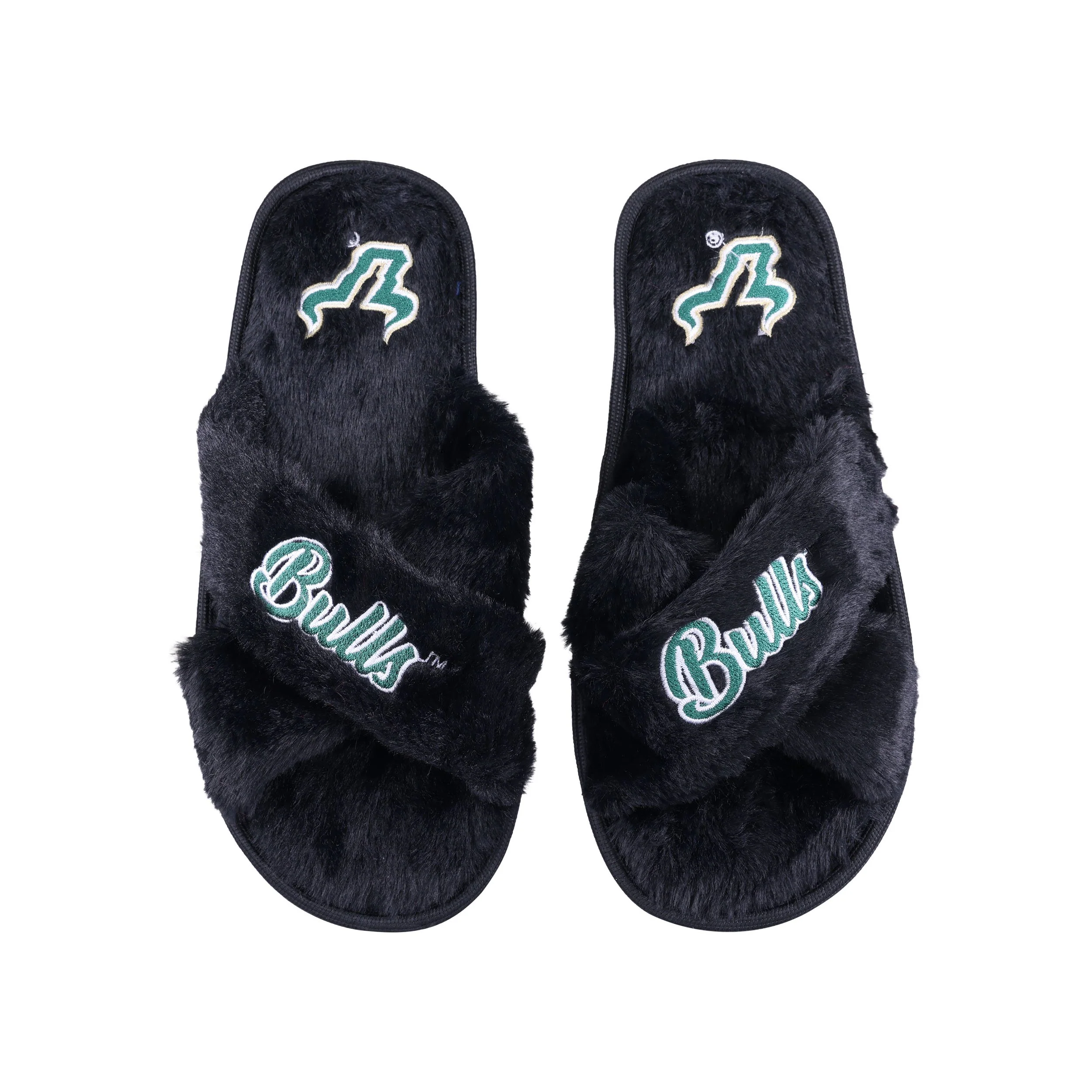 South Florida Bulls NCAA Womens Script Wordmark Fur Cross Slide - Image 2