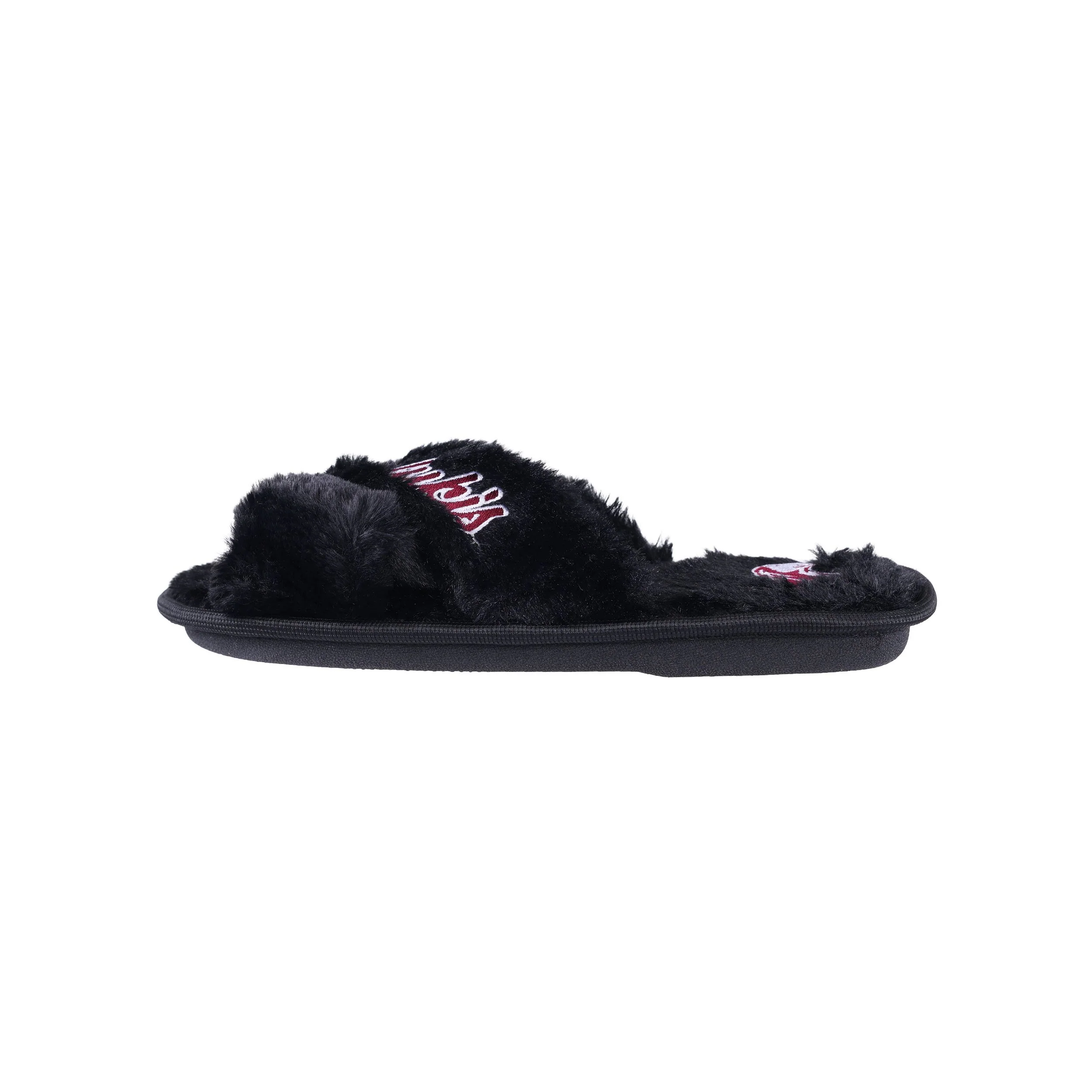 Southern Illinois Salukis NCAA Womens Script Wordmark Fur Cross Slide - Image 4
