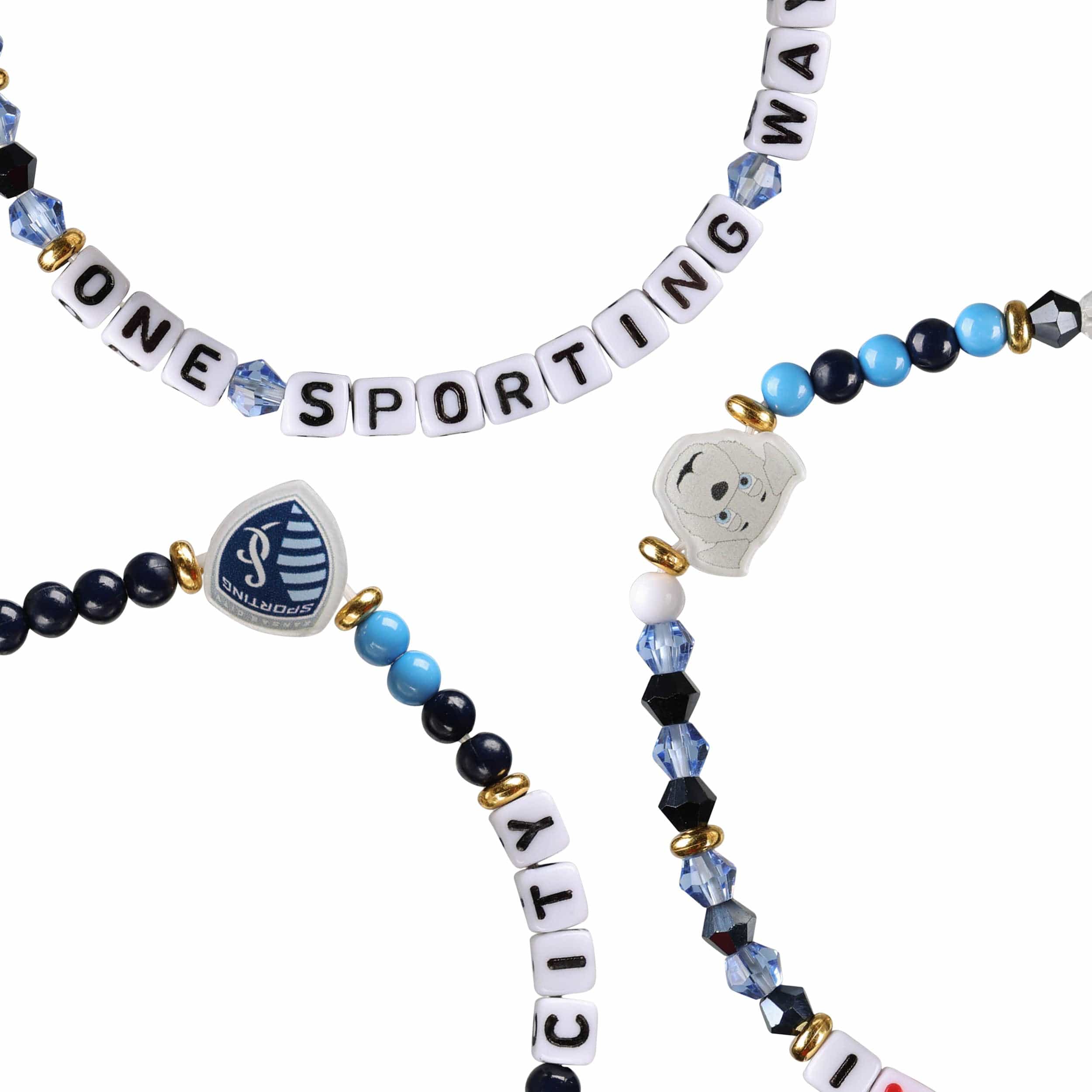 Sporting Kansas City MLS 3 Pack Friendship Bracelet - Image 2