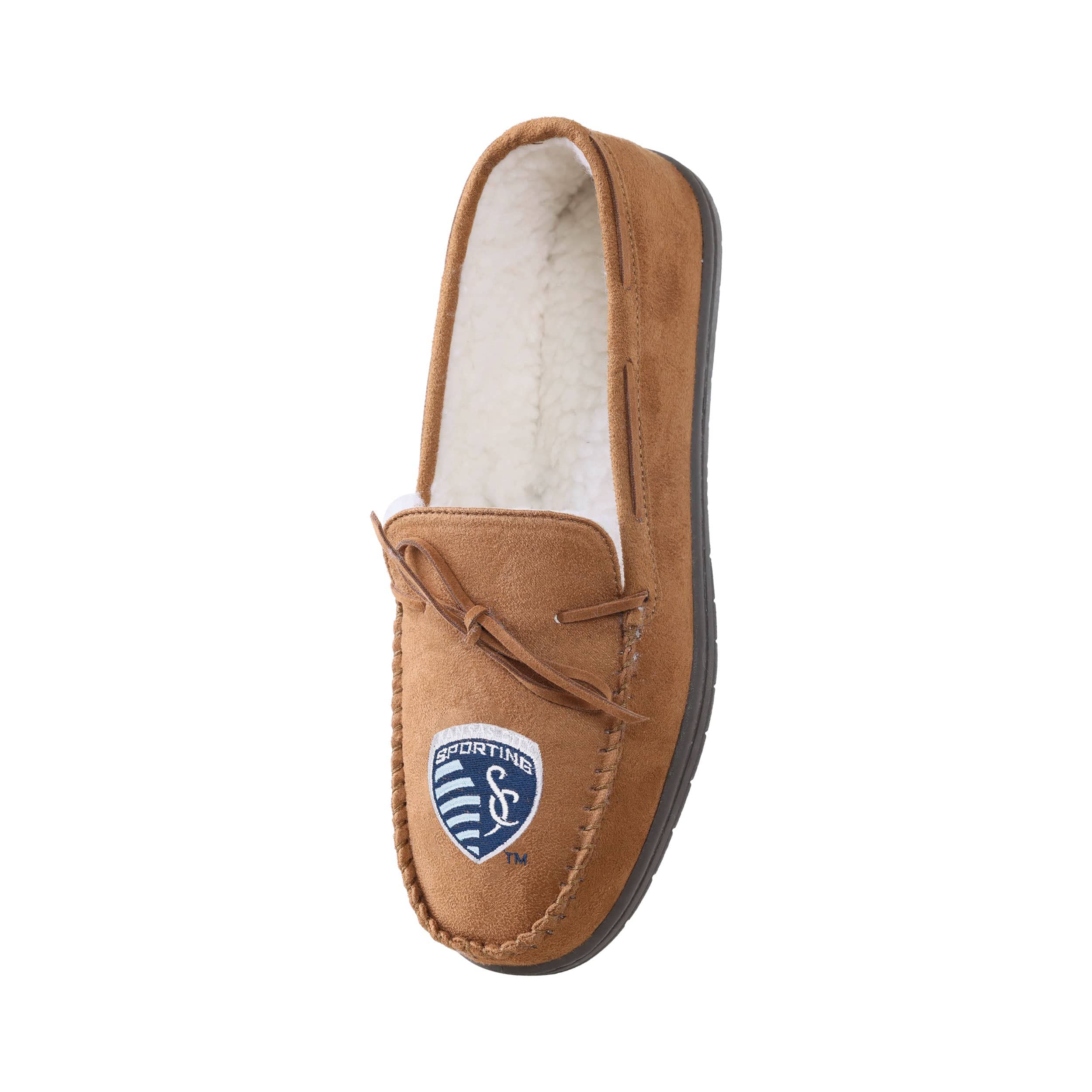 Sporting Kansas City MLS Mens Moccasin Slippers - Image 2