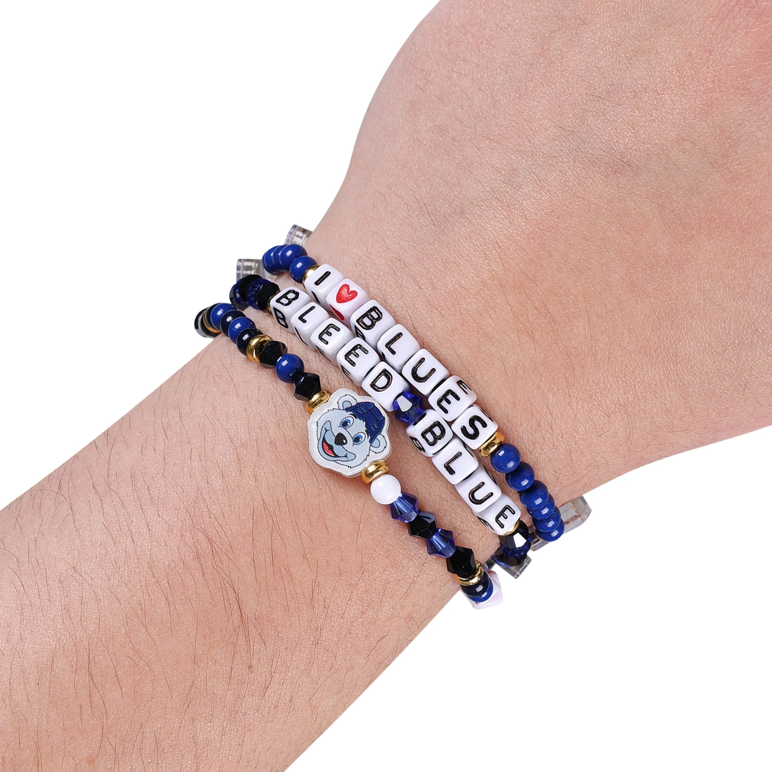 St Louis Blues NHL 3 Pack Friendship Bracelet - Image 4