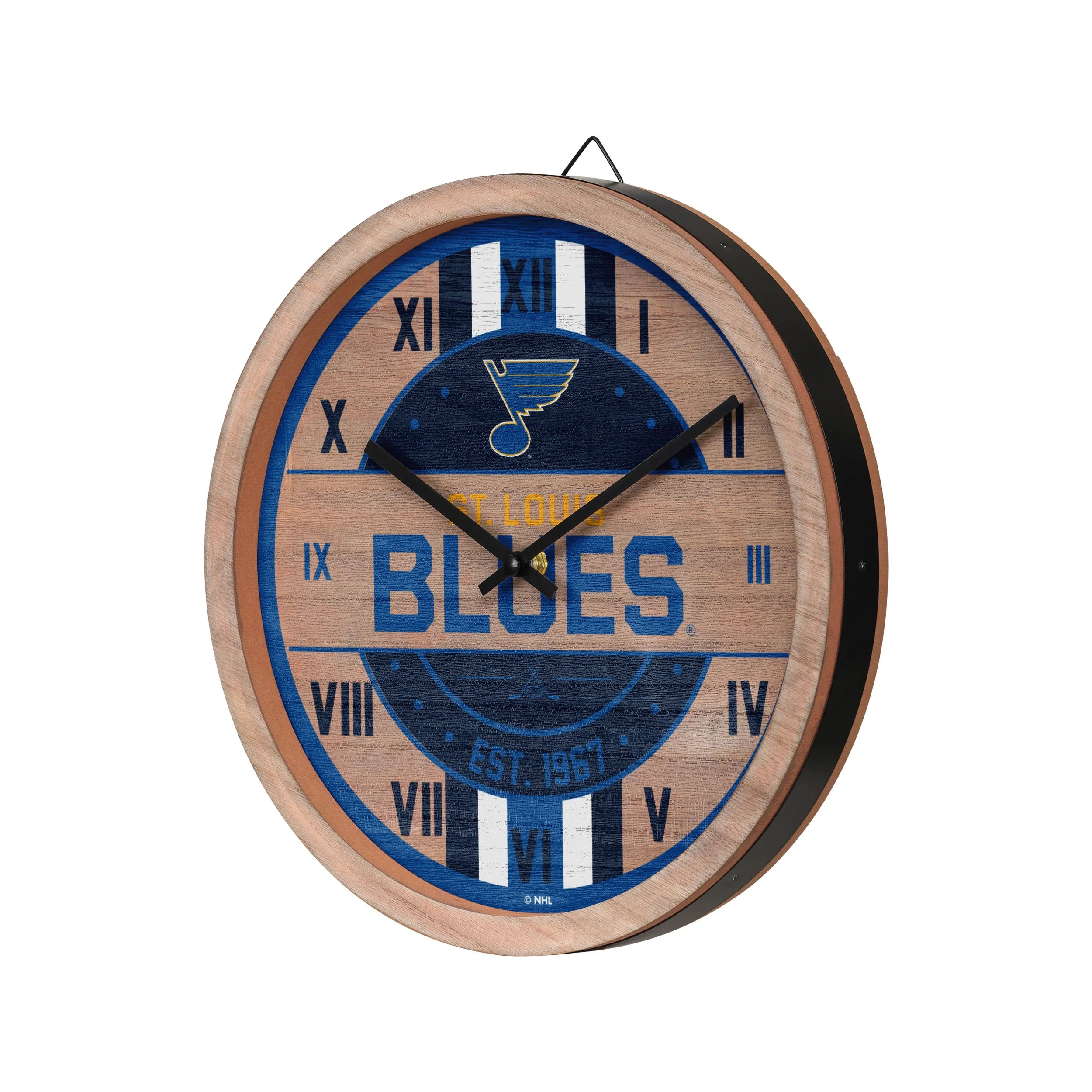 St. Louis Blues NHL Barrel Wall Clock - Image 2