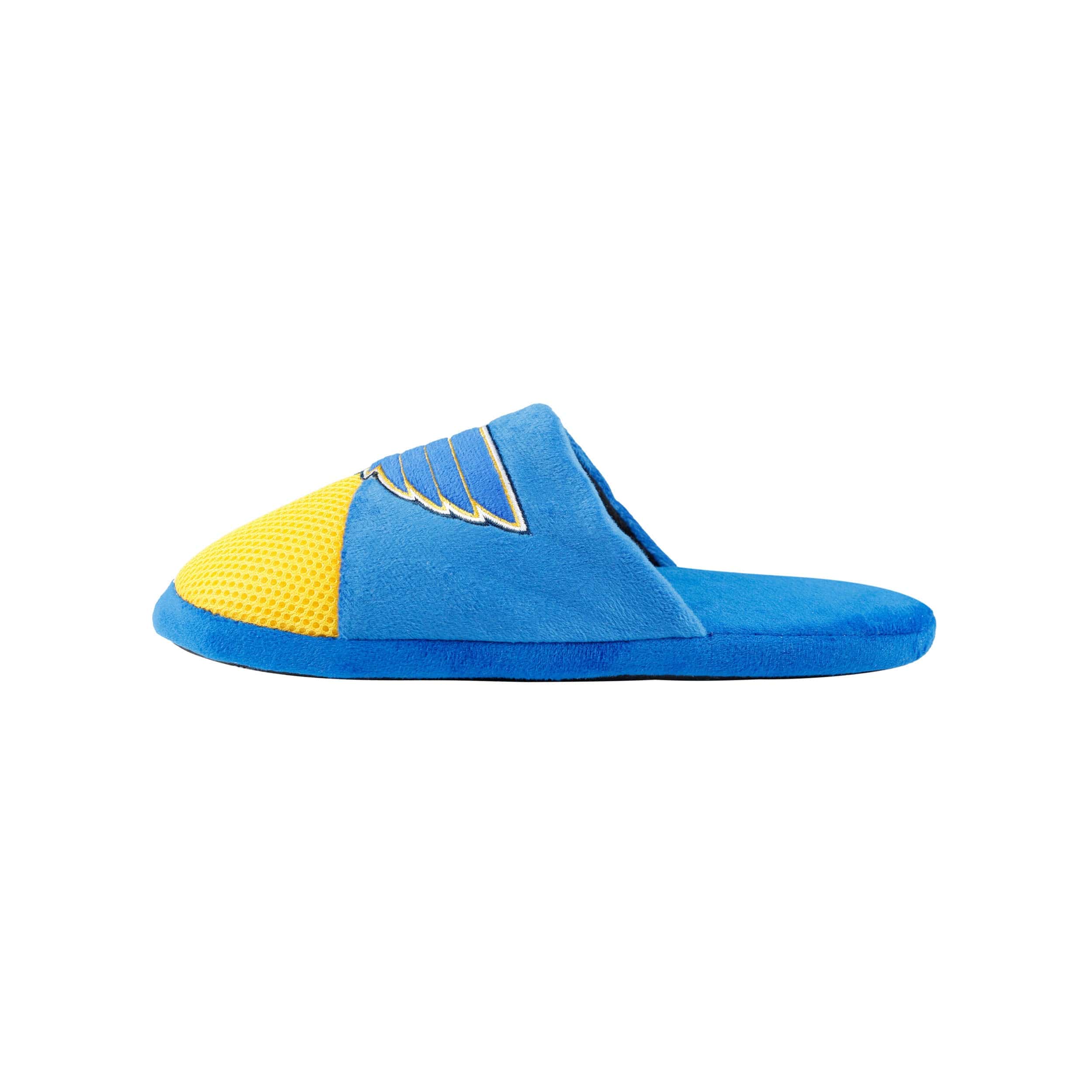 St Louis Blues NHL Mens Team Logo Staycation Slippers - Image 2