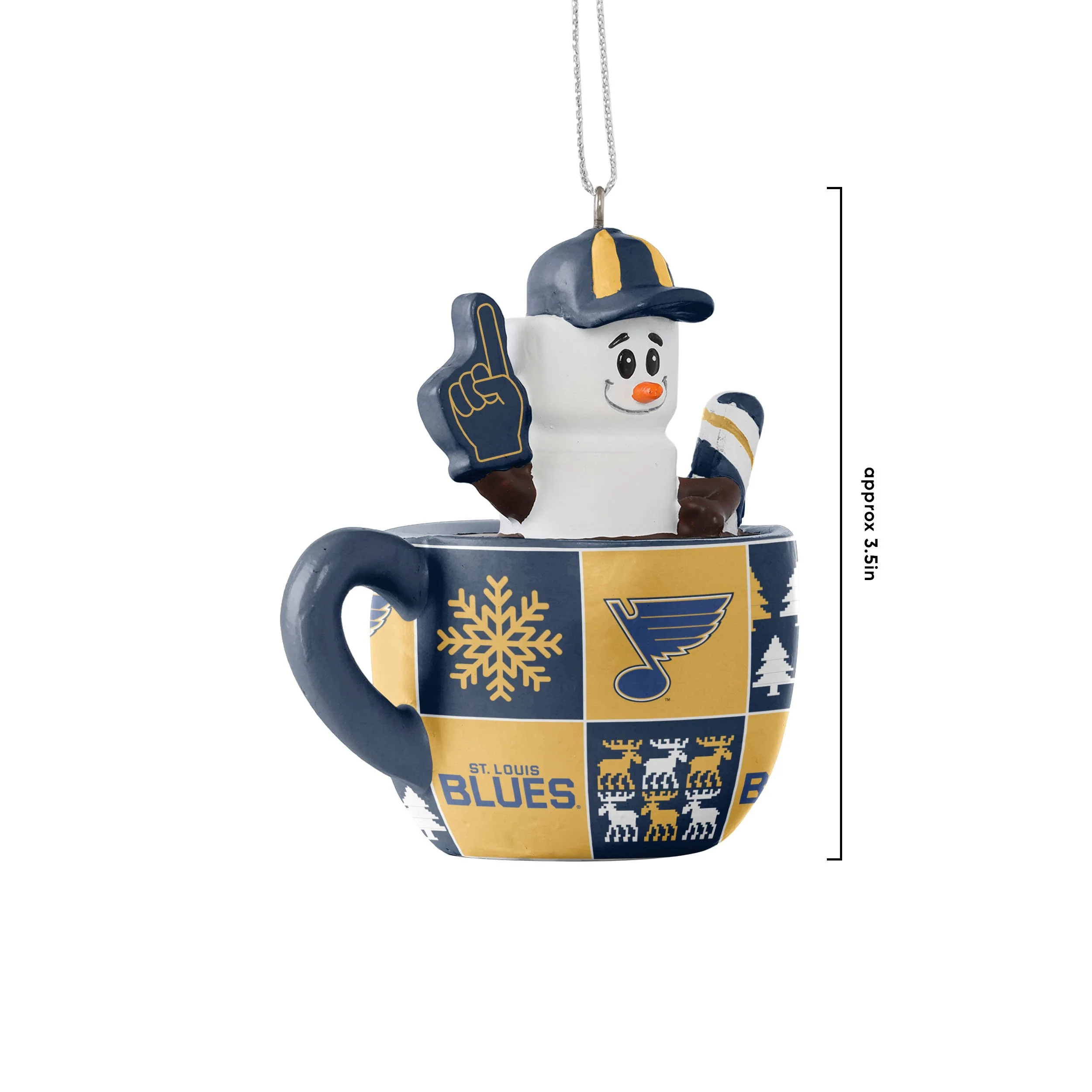 St Louis Blues NHL Smores Mug Ornament - Image 3