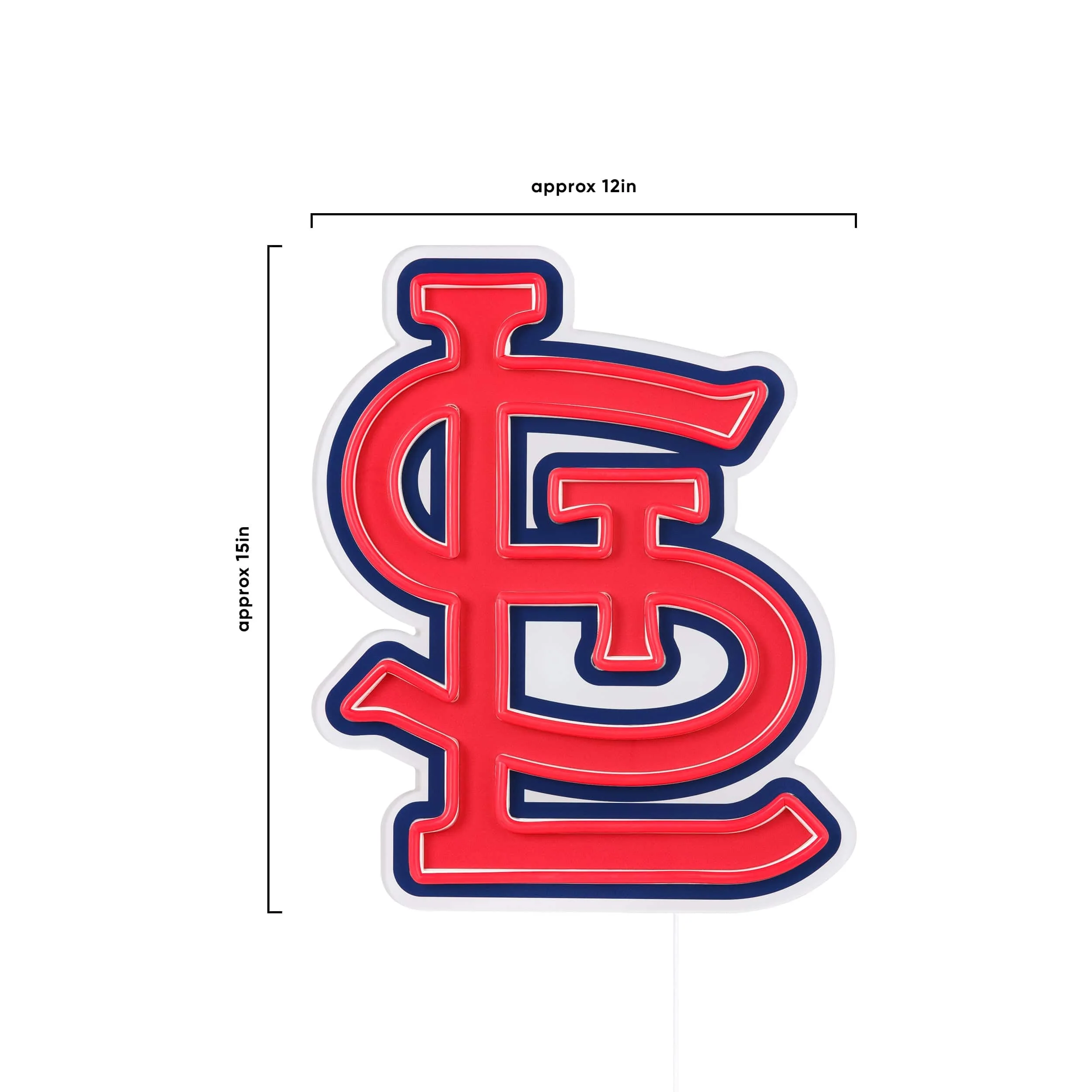 St Louis Cardinals MLB LED Neon Light Up Team Logo Sign - Image 5