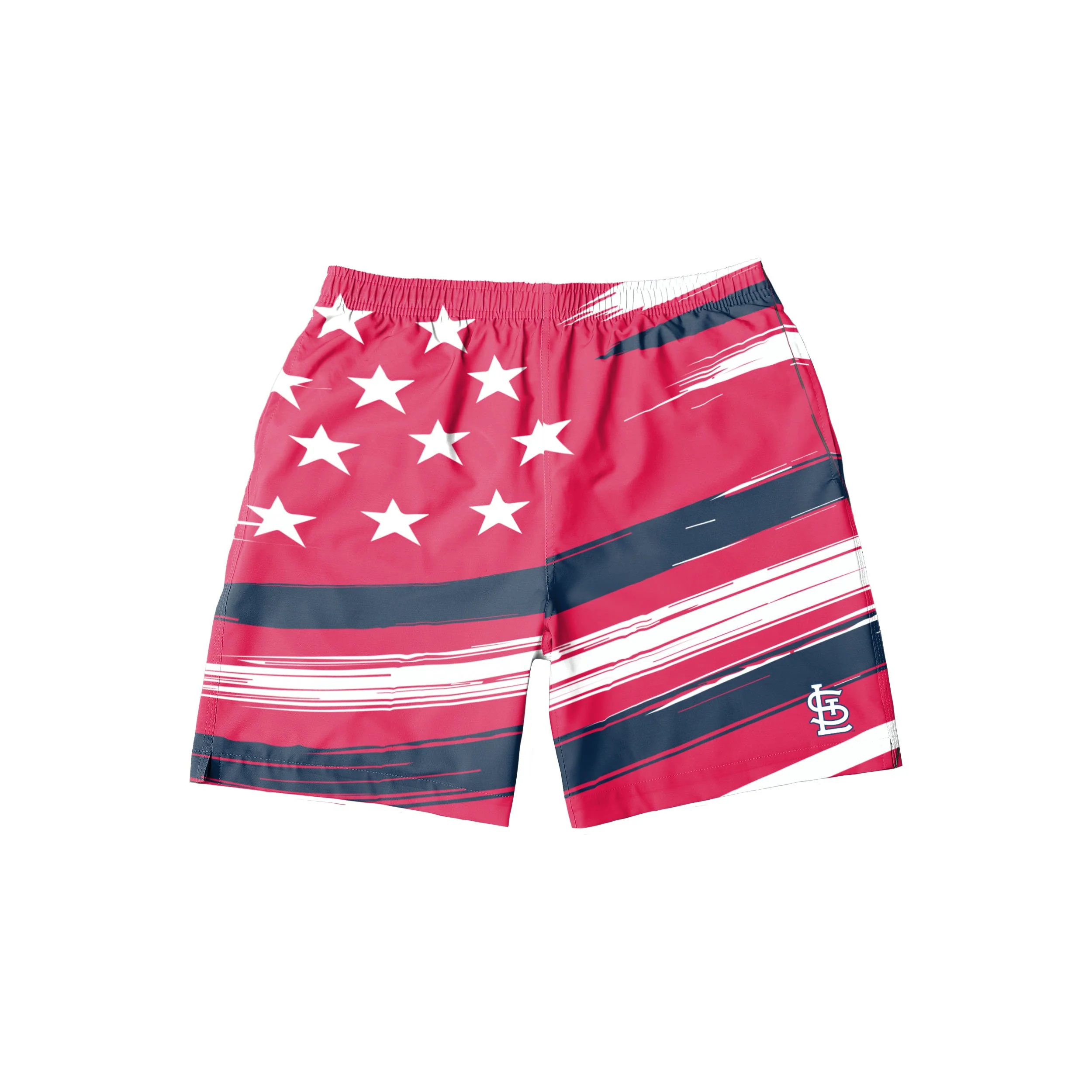 St Louis Cardinals MLB Mens Americana Swimming Trunks - Image 4