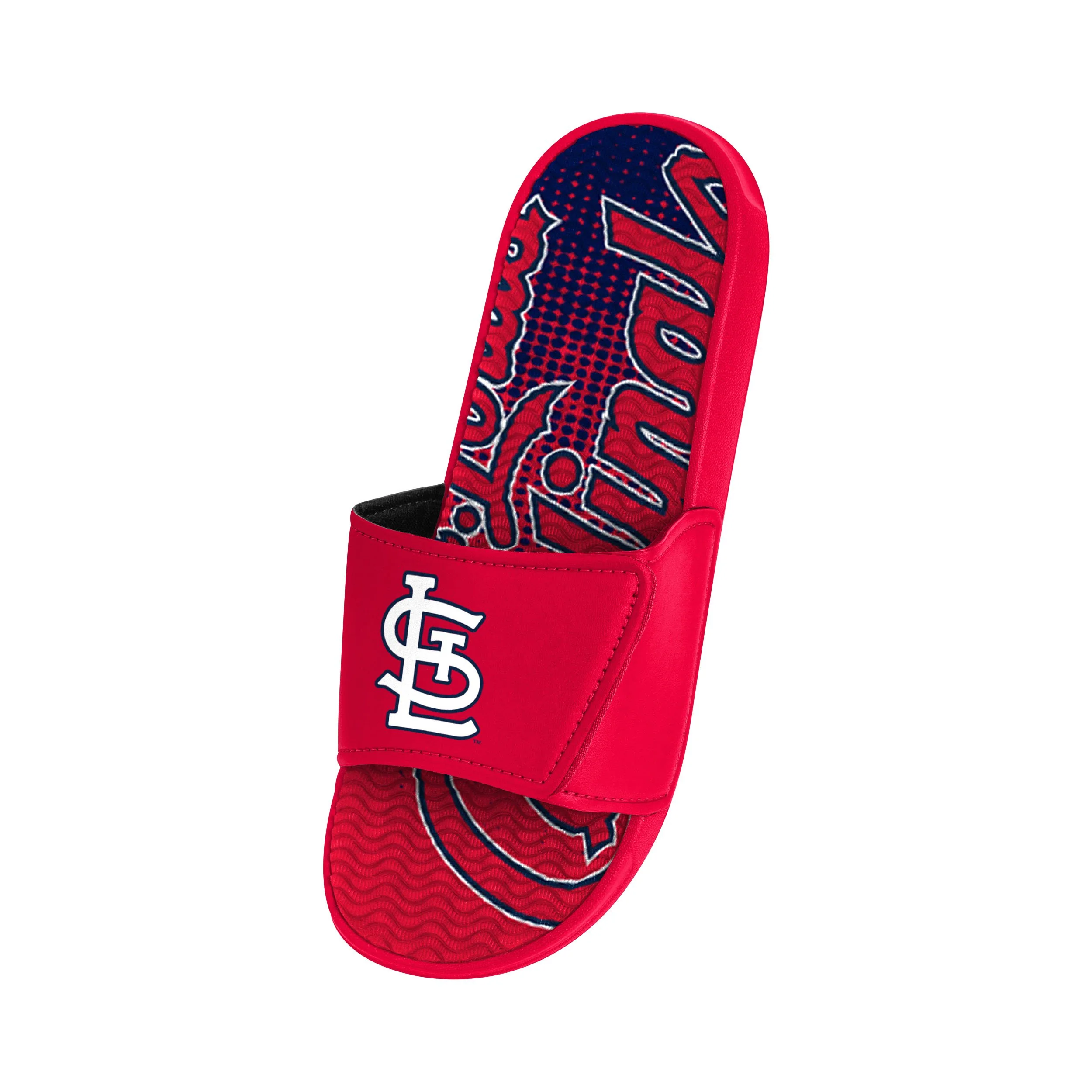 St Louis Cardinals MLB Mens Gradient Wordmark Gel Slide - Image 3