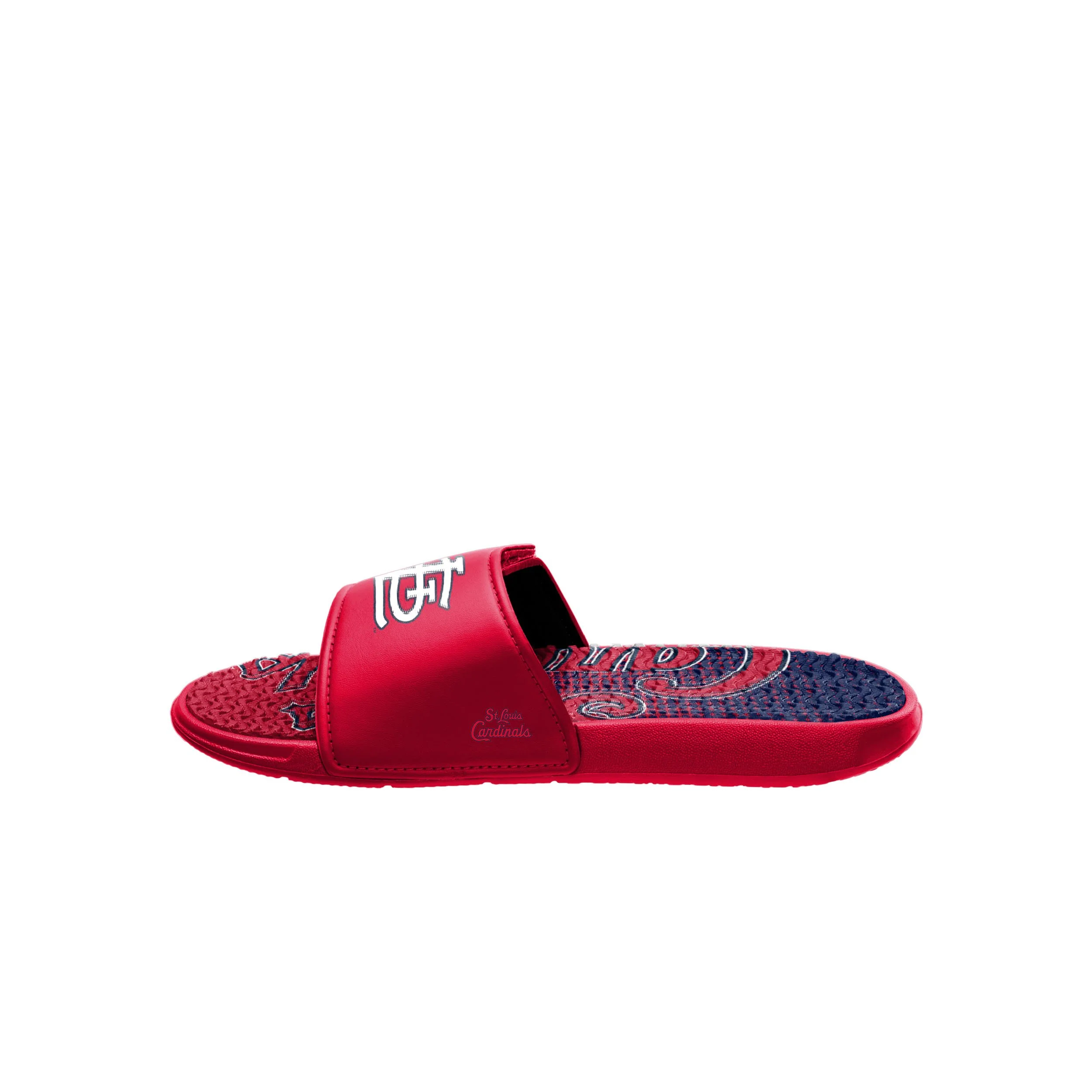 St Louis Cardinals MLB Mens Gradient Wordmark Gel Slide - Image 4