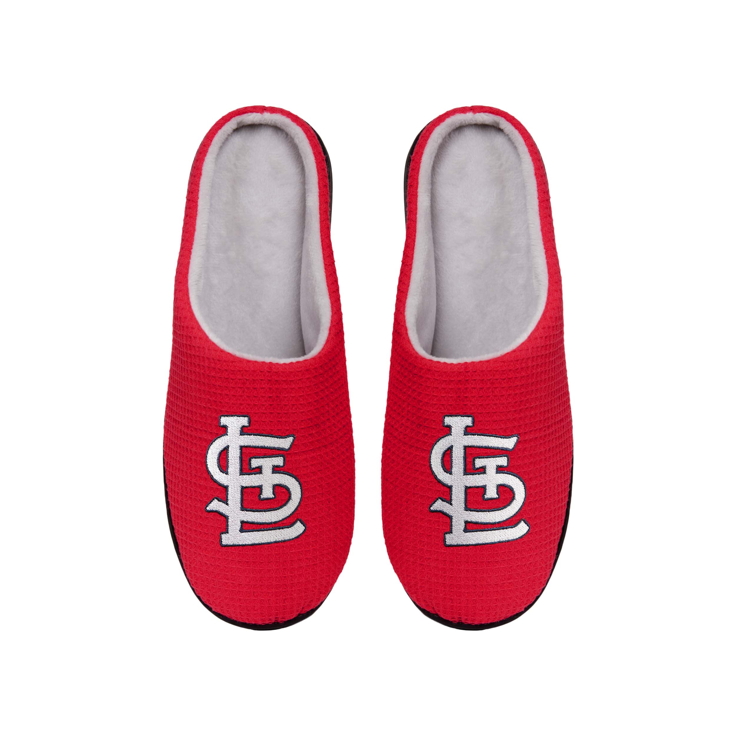 St Louis Cardinals MLB Mens Memory Foam Slide Slippers - Image 2