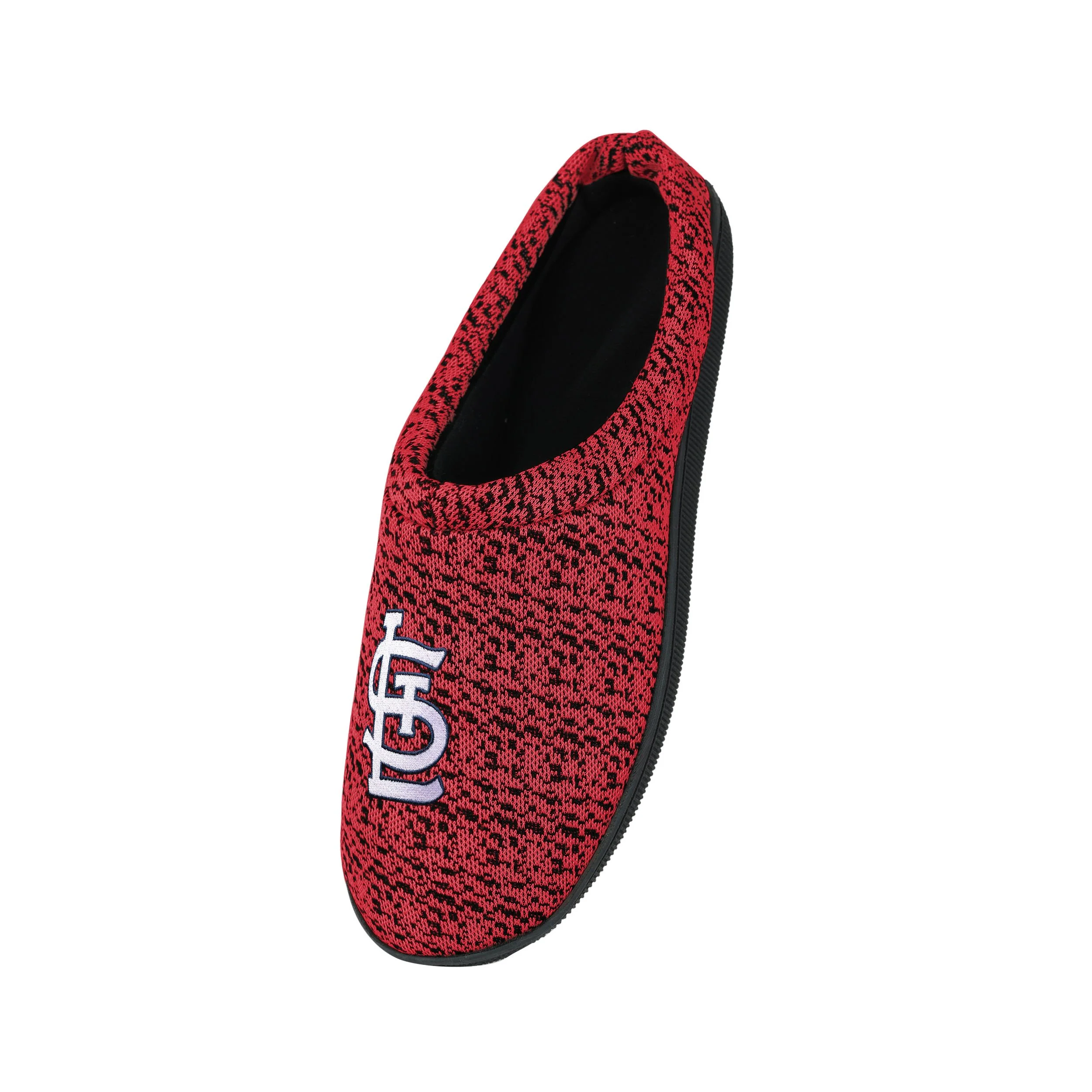 St Louis Cardinals MLB Mens Poly Knit Cup Sole Slippers - Image 3