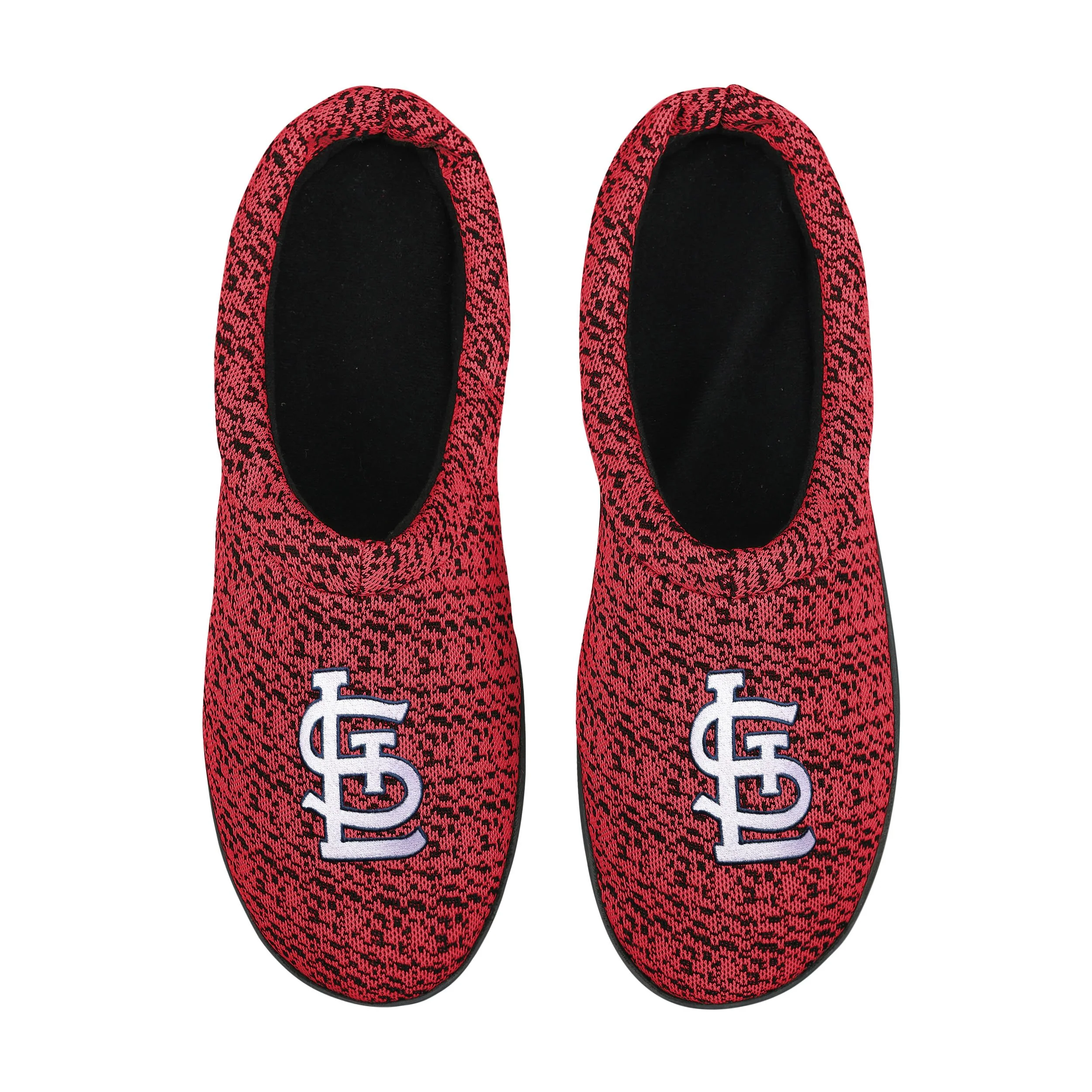 St Louis Cardinals MLB Mens Poly Knit Cup Sole Slippers - Image 4