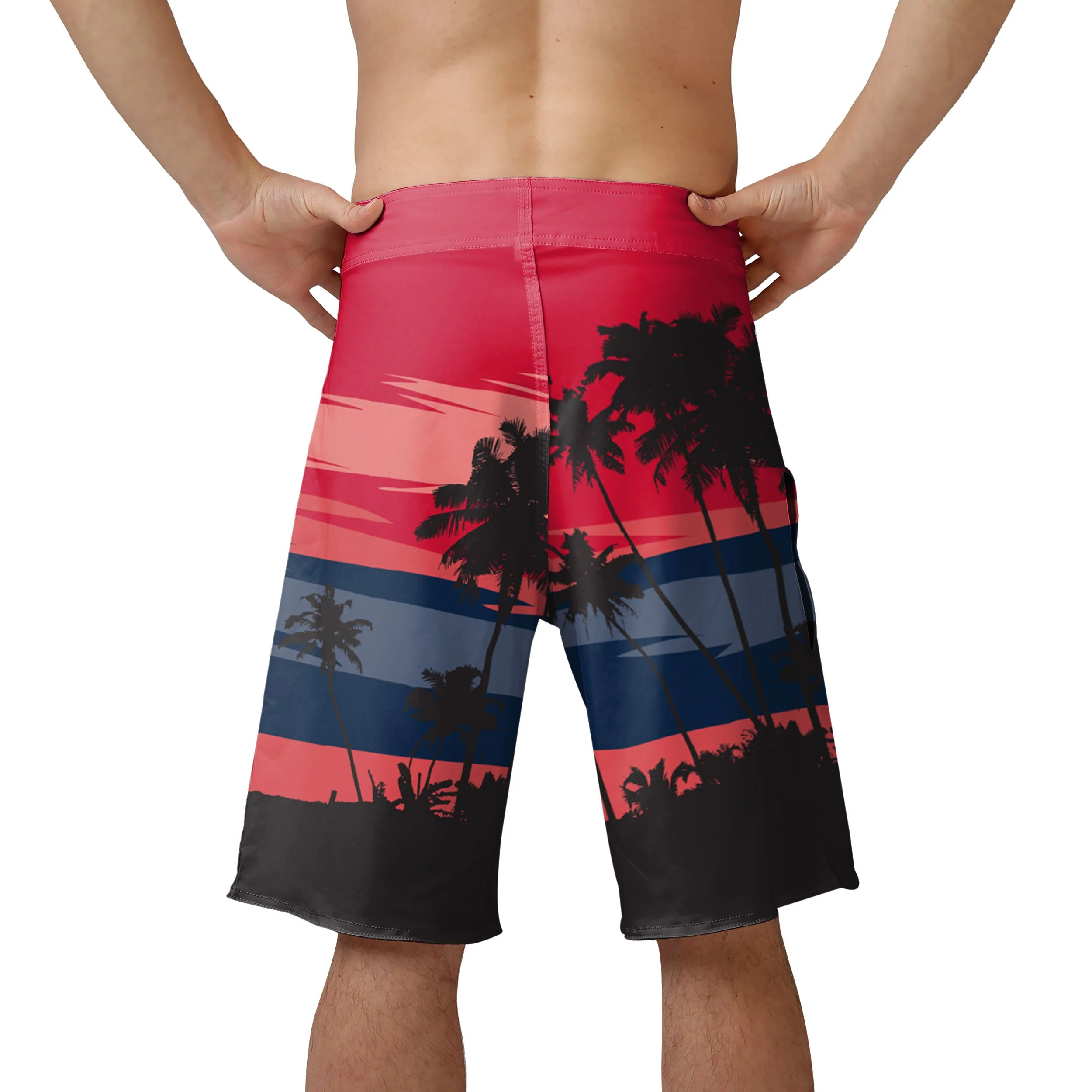 St Louis Cardinals MLB Mens Sunset Boardshorts - Image 3