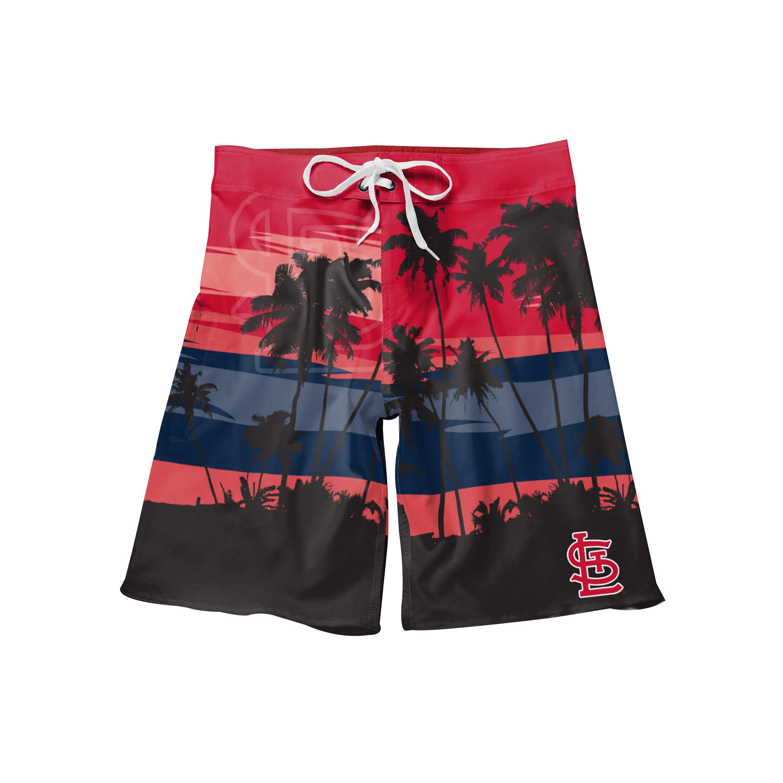 St Louis Cardinals MLB Mens Sunset Boardshorts - Image 4