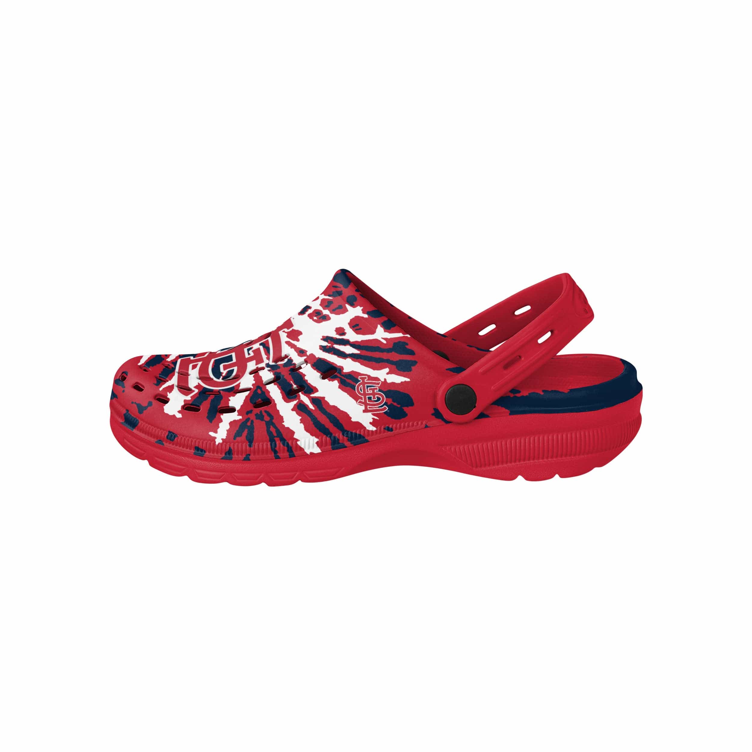 St Louis Cardinals MLB Mens Tie-Dye Clog With Strap - Image 2