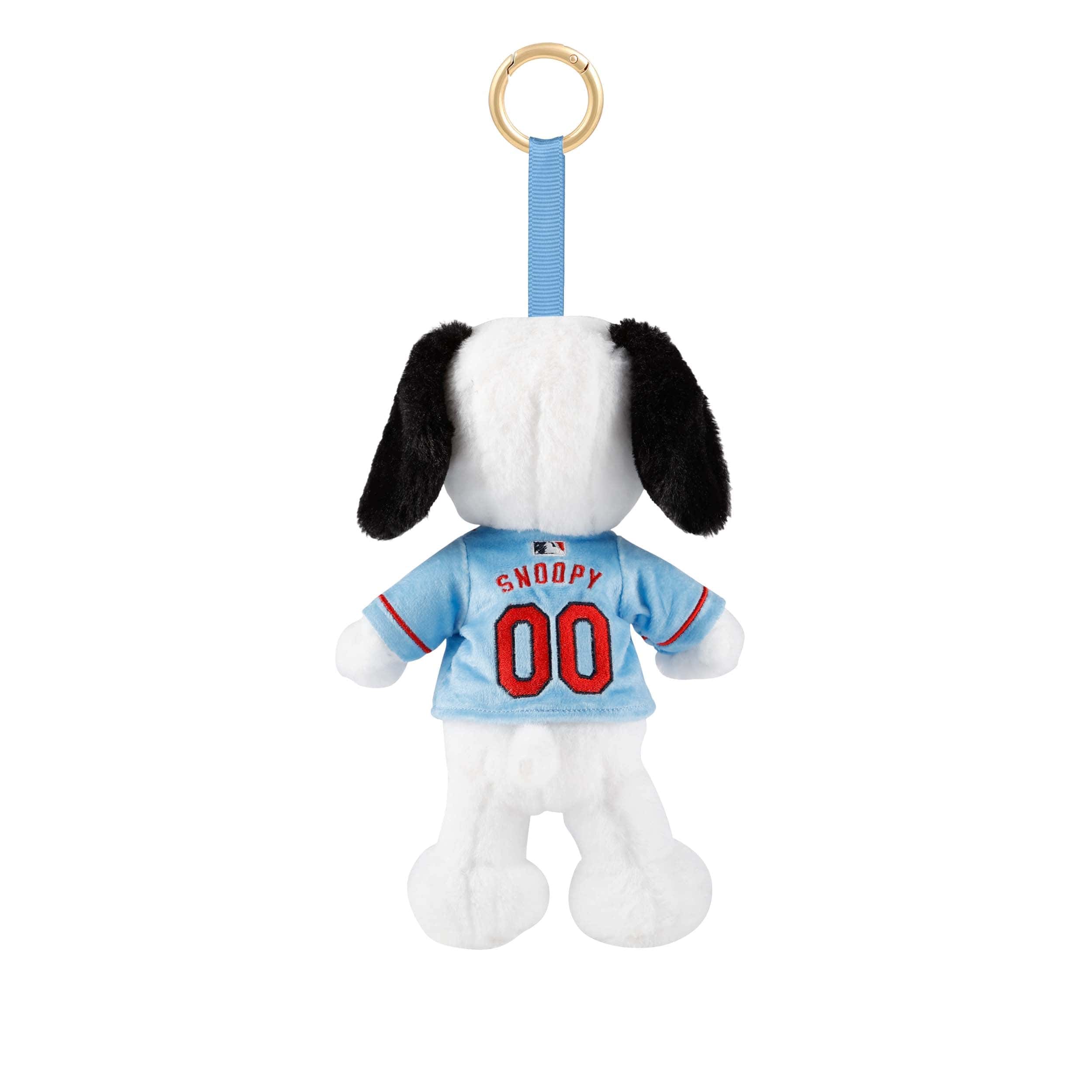 St Louis Cardinals MLB Plush Snoopy Peanuts Bag Charm Keychain - Image 3
