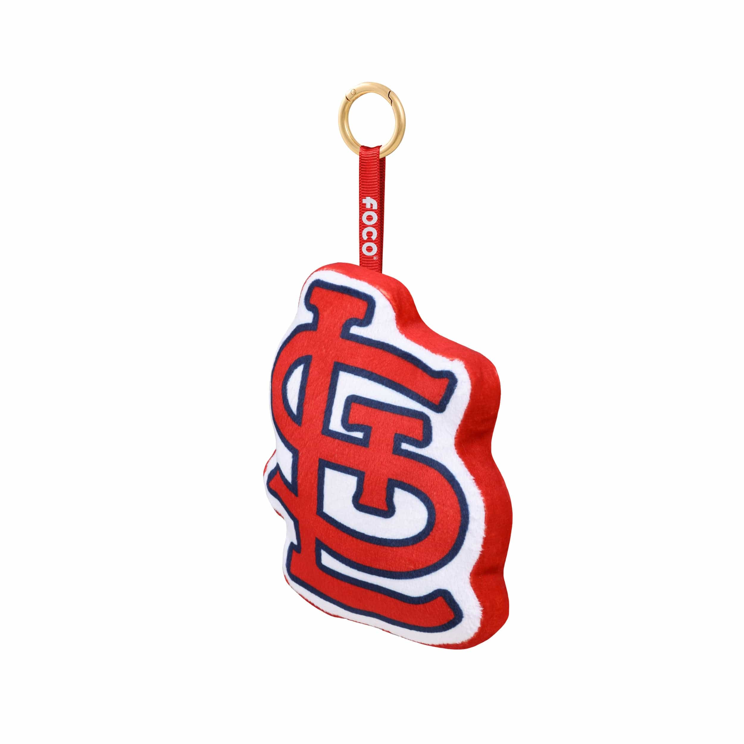 St Louis Cardinals MLB Plush Team Logo Bag Charm Keychain - Image 3