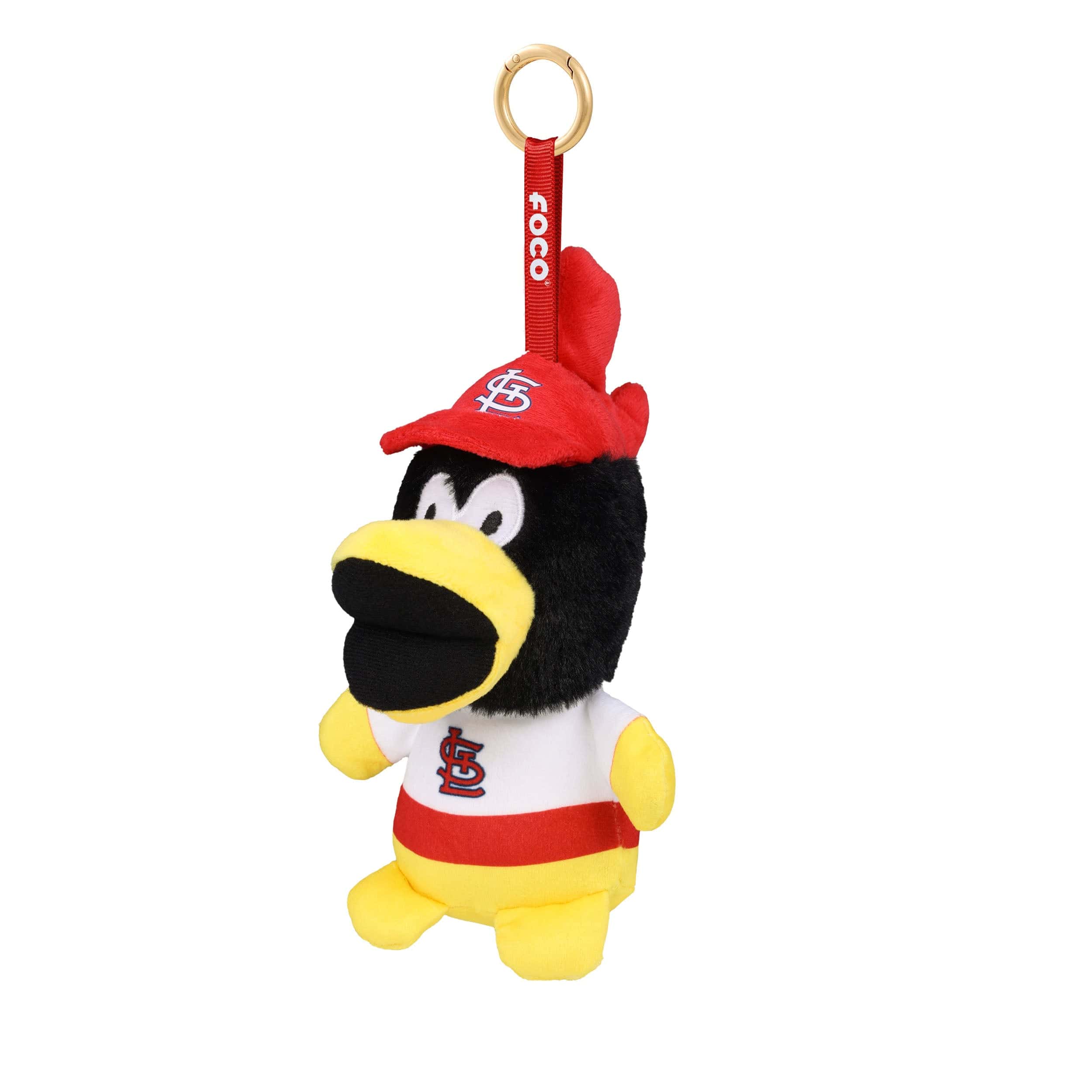 St Louis Cardinals MLB Plush Teamie Beanie Mascot Bag Charm Keychain - Image 3