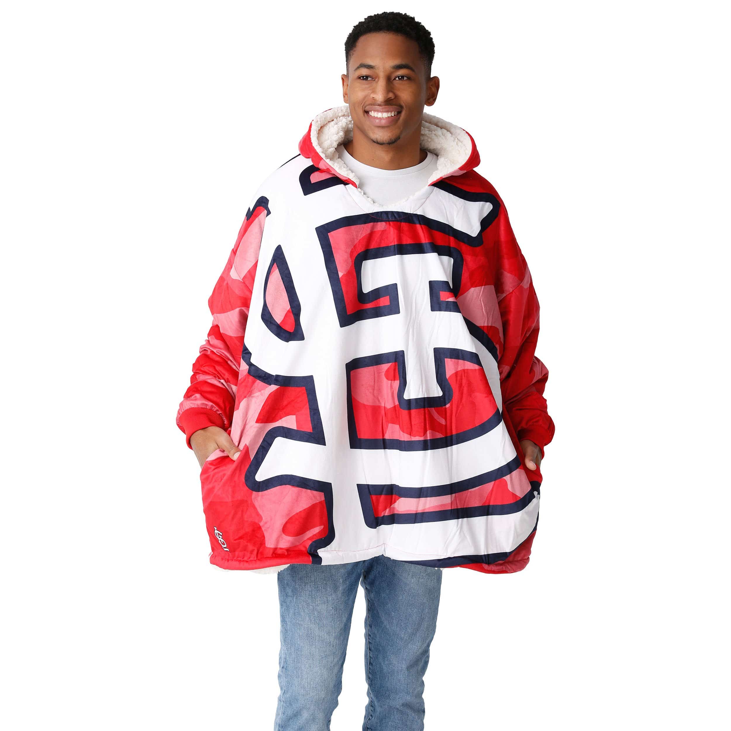 St Louis Cardinals MLB Reversible Team Color Camo Hoodeez - Image 3