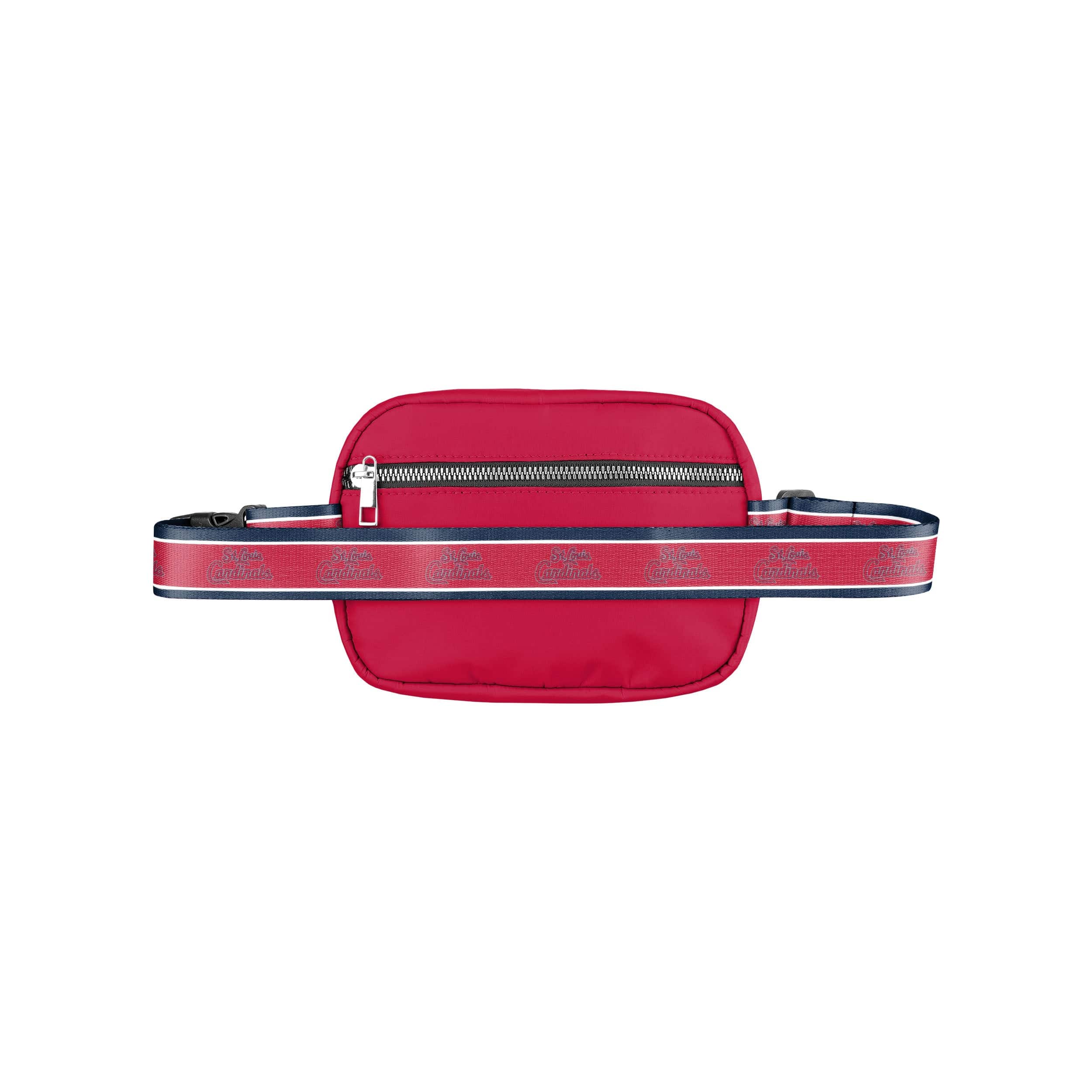 St Louis Cardinals MLB Team Wordmark Crossbody Belt Bag - Image 2