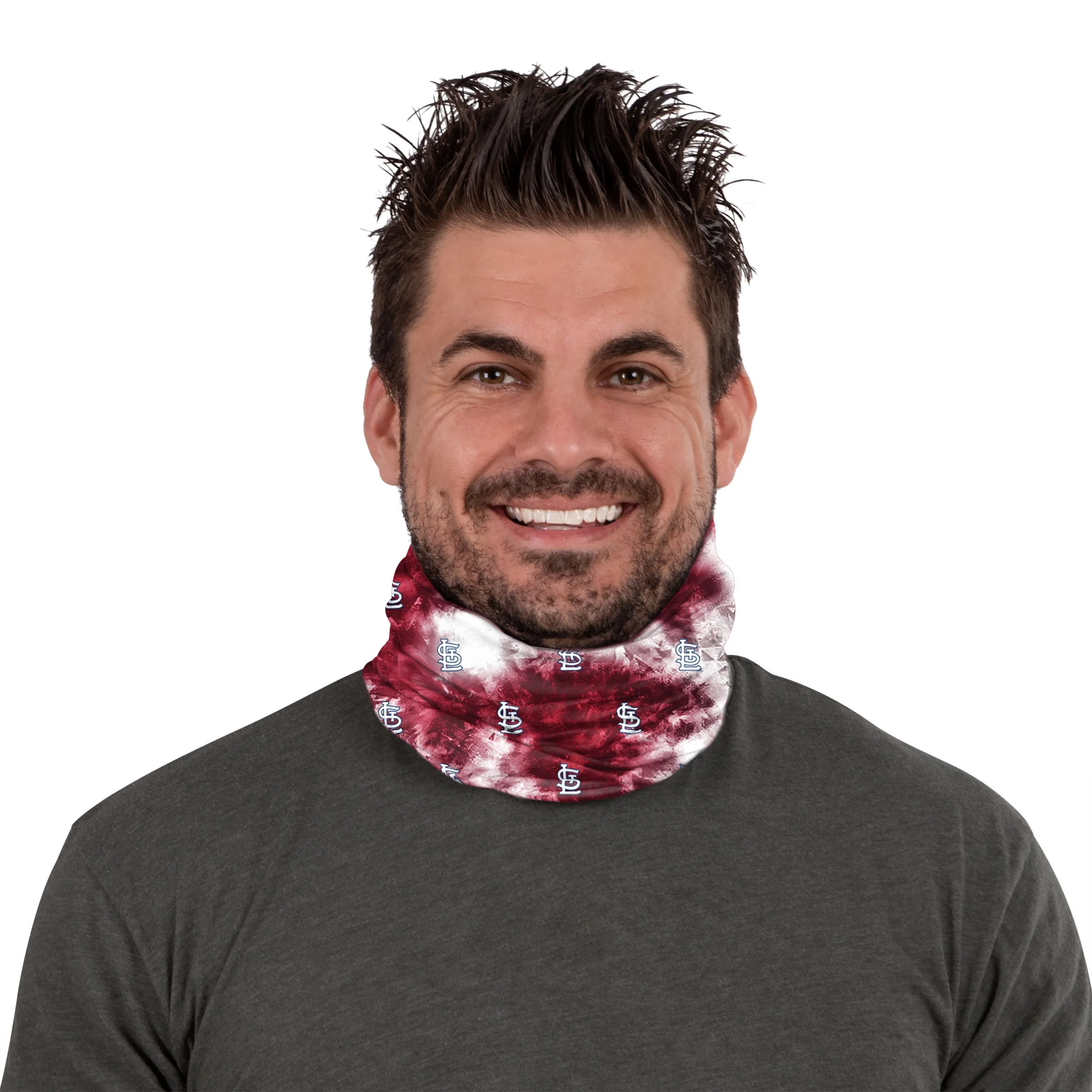 St Louis Cardinals MLB Tie-Dye Gaiter Scarf - Image 3
