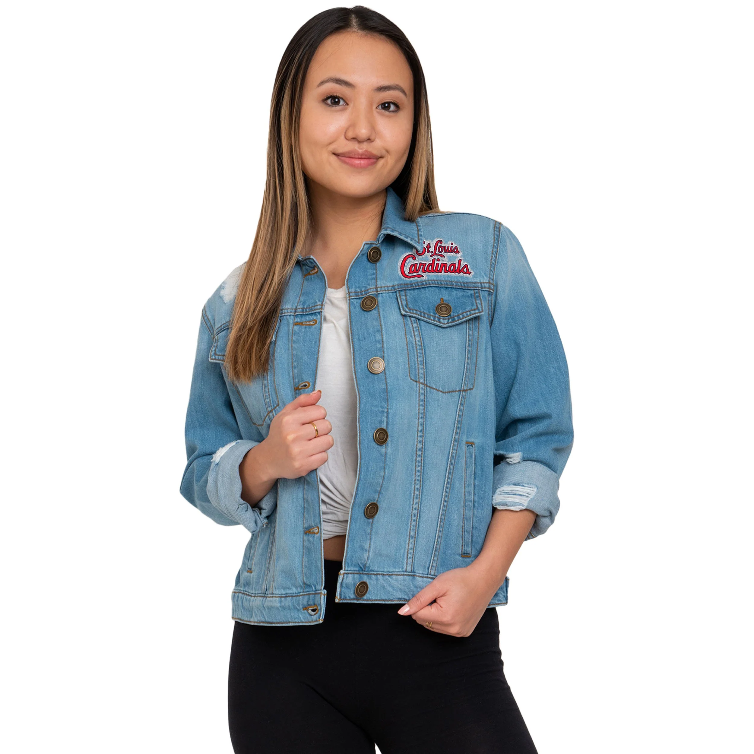 St Louis Cardinals MLB Womens Denim Days Jacket