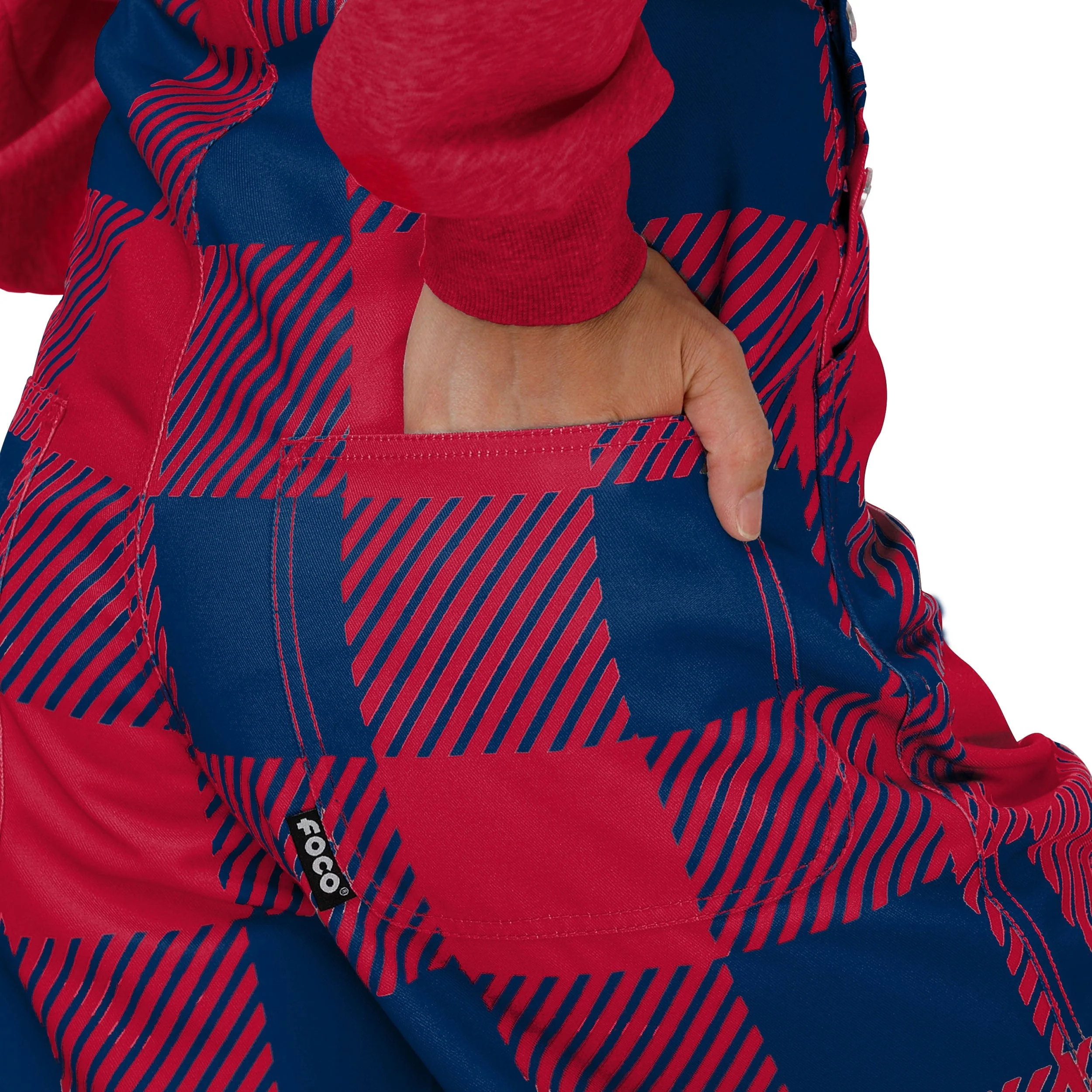 St Louis Cardinals MLB Womens Plaid Bib Overalls - Image 6