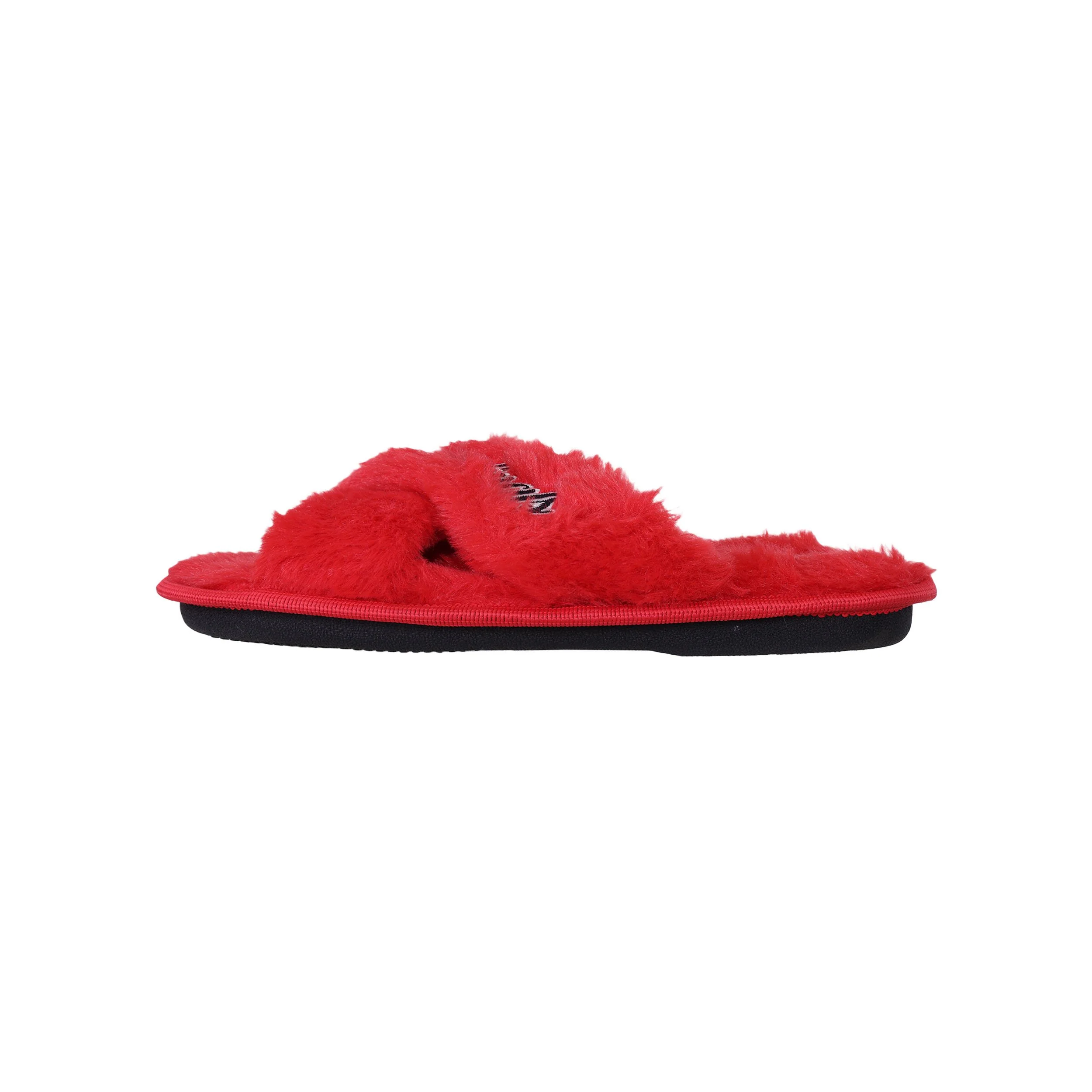 St Louis Cardinals MLB Womens Script Wordmark Fur Cross Slide - Image 4