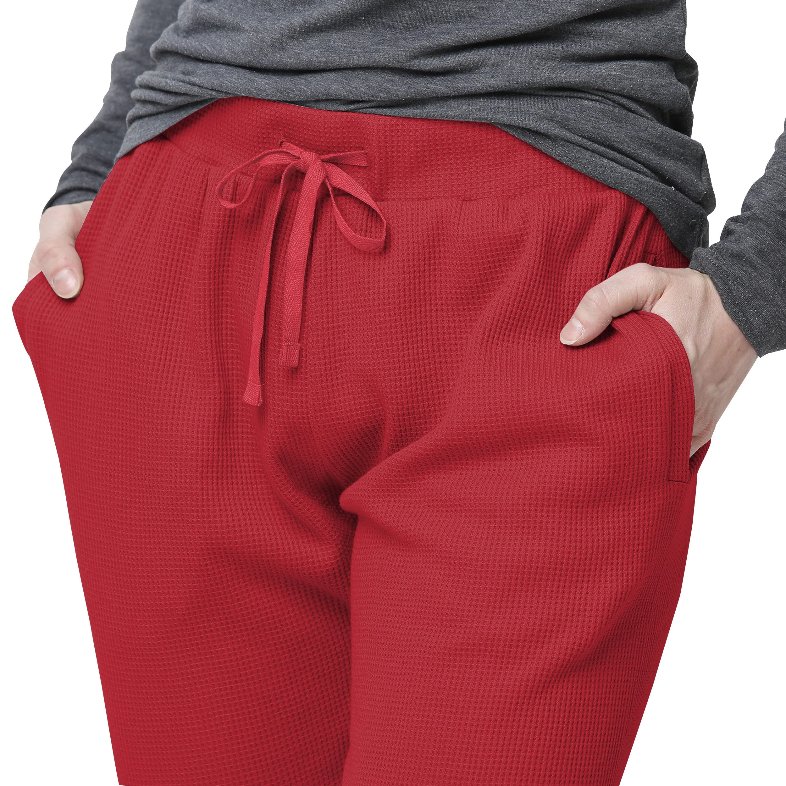 St Louis Cardinals MLB Womens Waffle Lounge Pants - Image 4