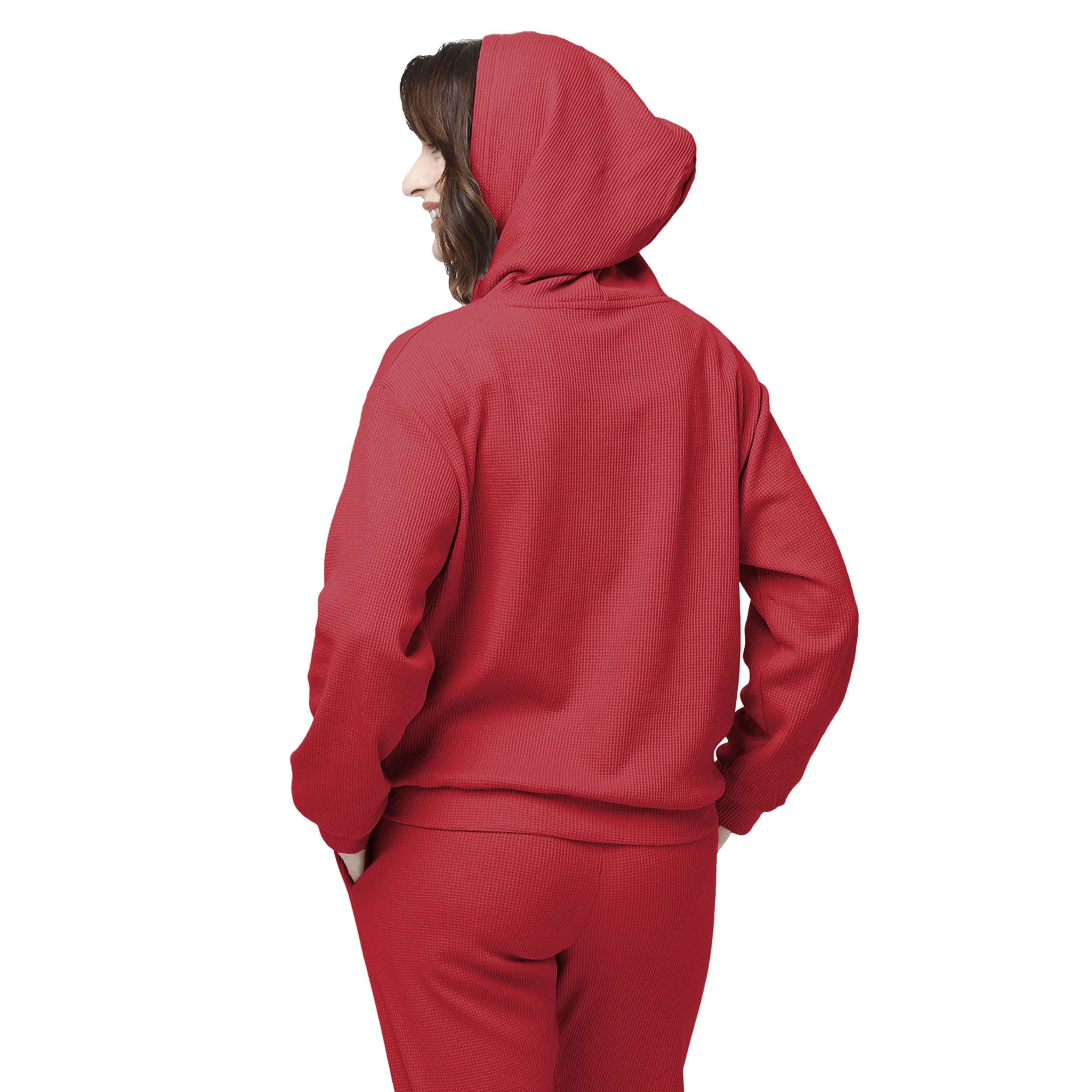 St Louis Cardinals MLB Womens Waffle Lounge Sweater - Image 6