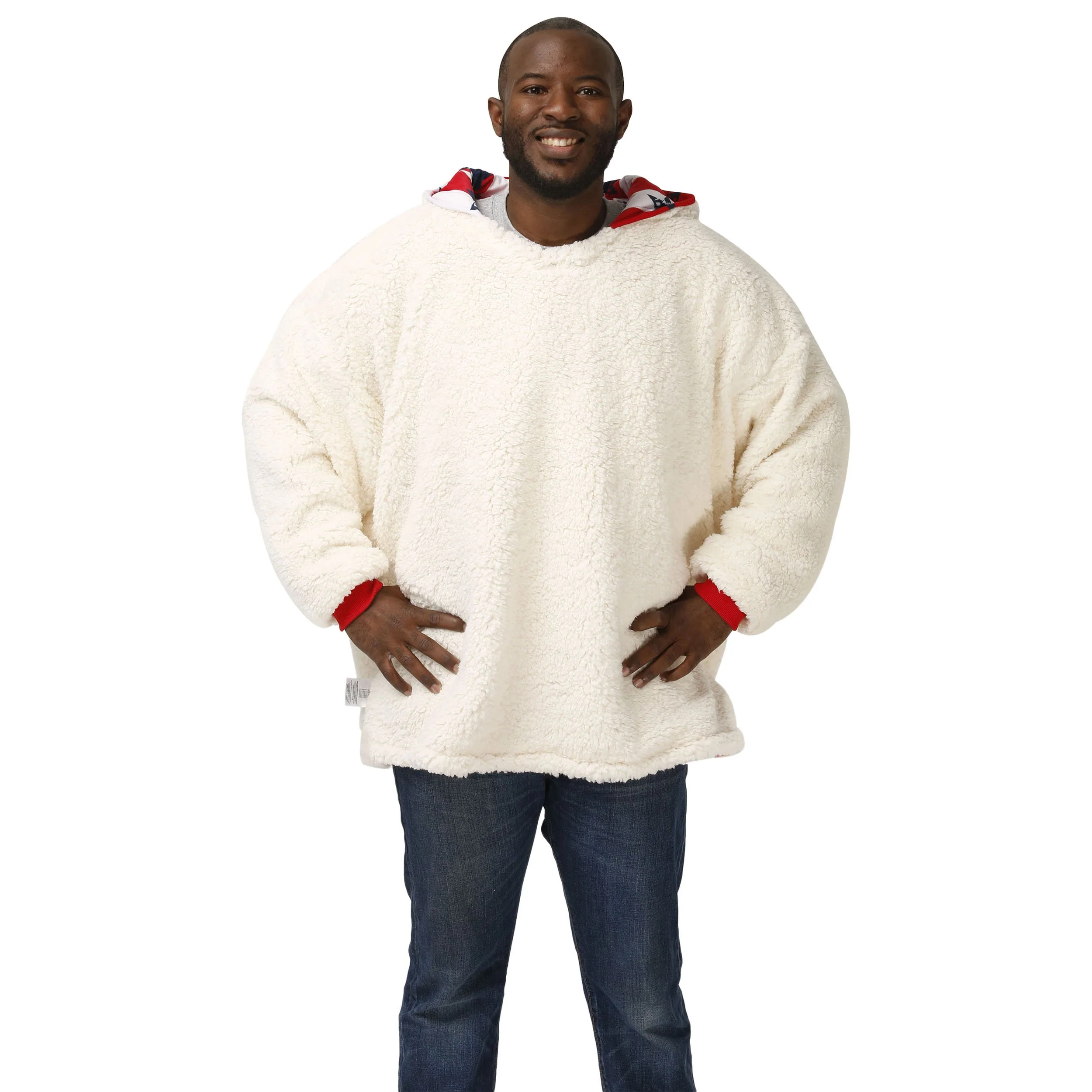 Stars & Stripes Sherpa Reversible Hoodeez - Image 4