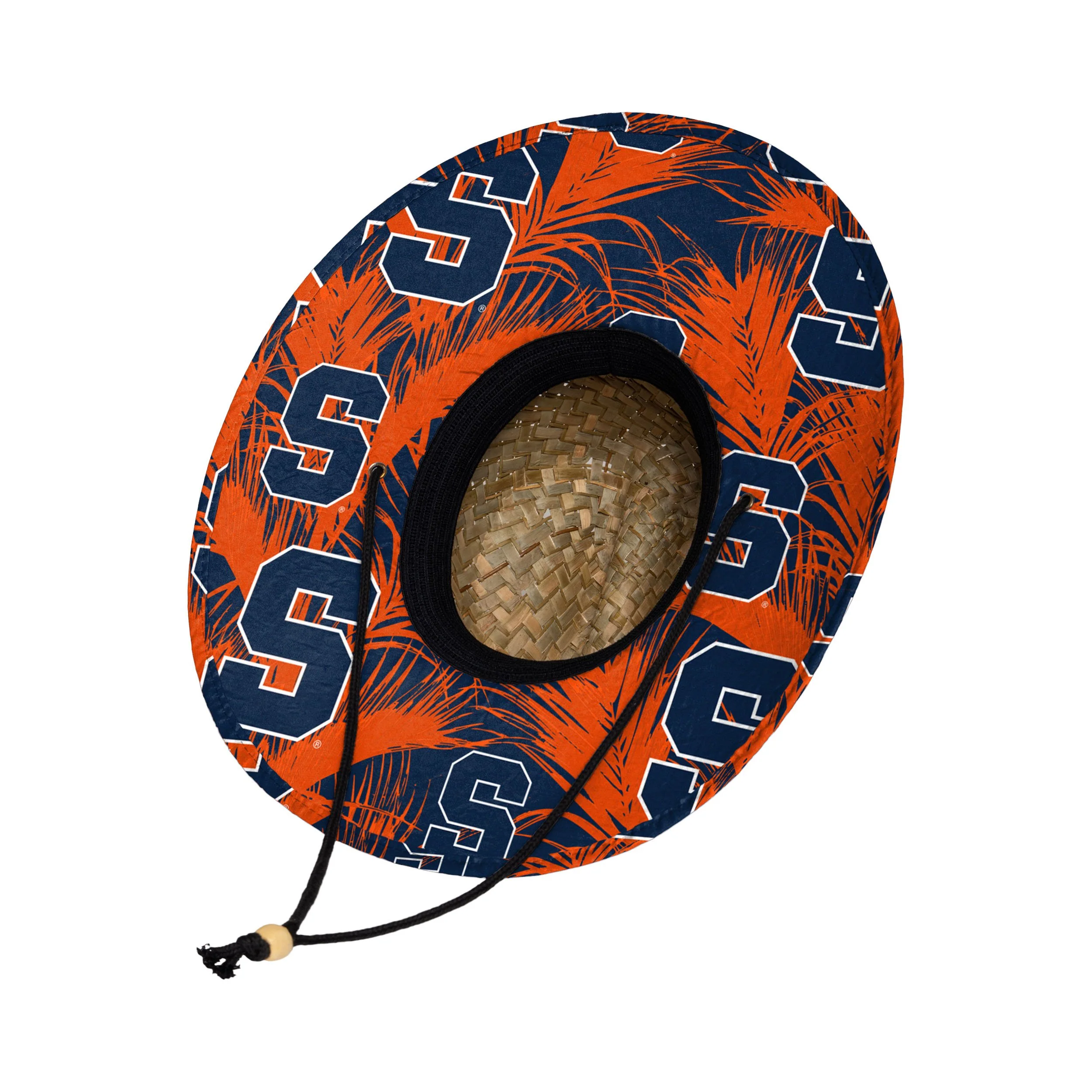 Syracuse Orange NCAA Floral Straw Hat - Image 2