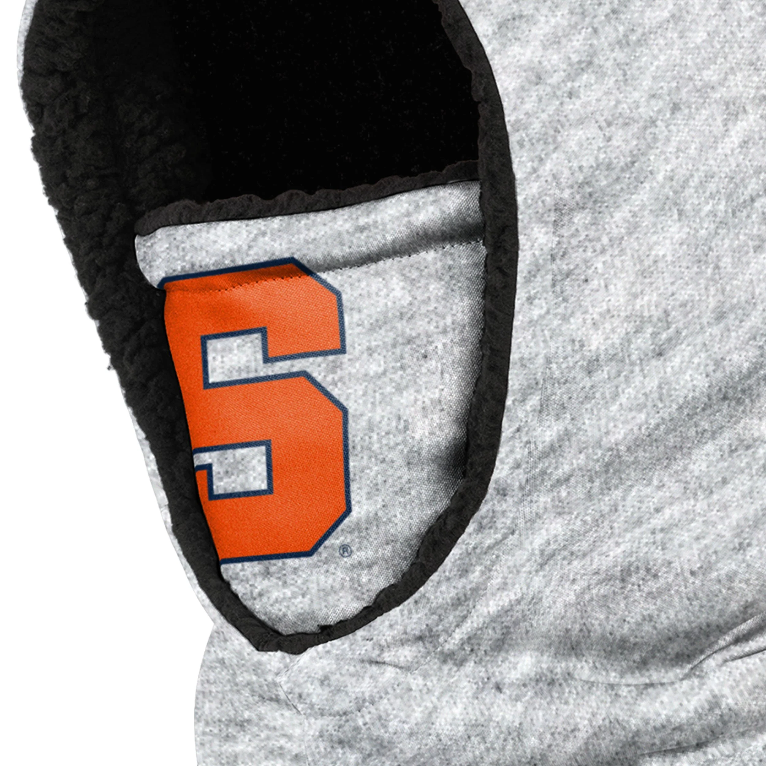 Syracuse Orange NCAA Heather Grey Big Logo Hooded Gaiter - Image 3