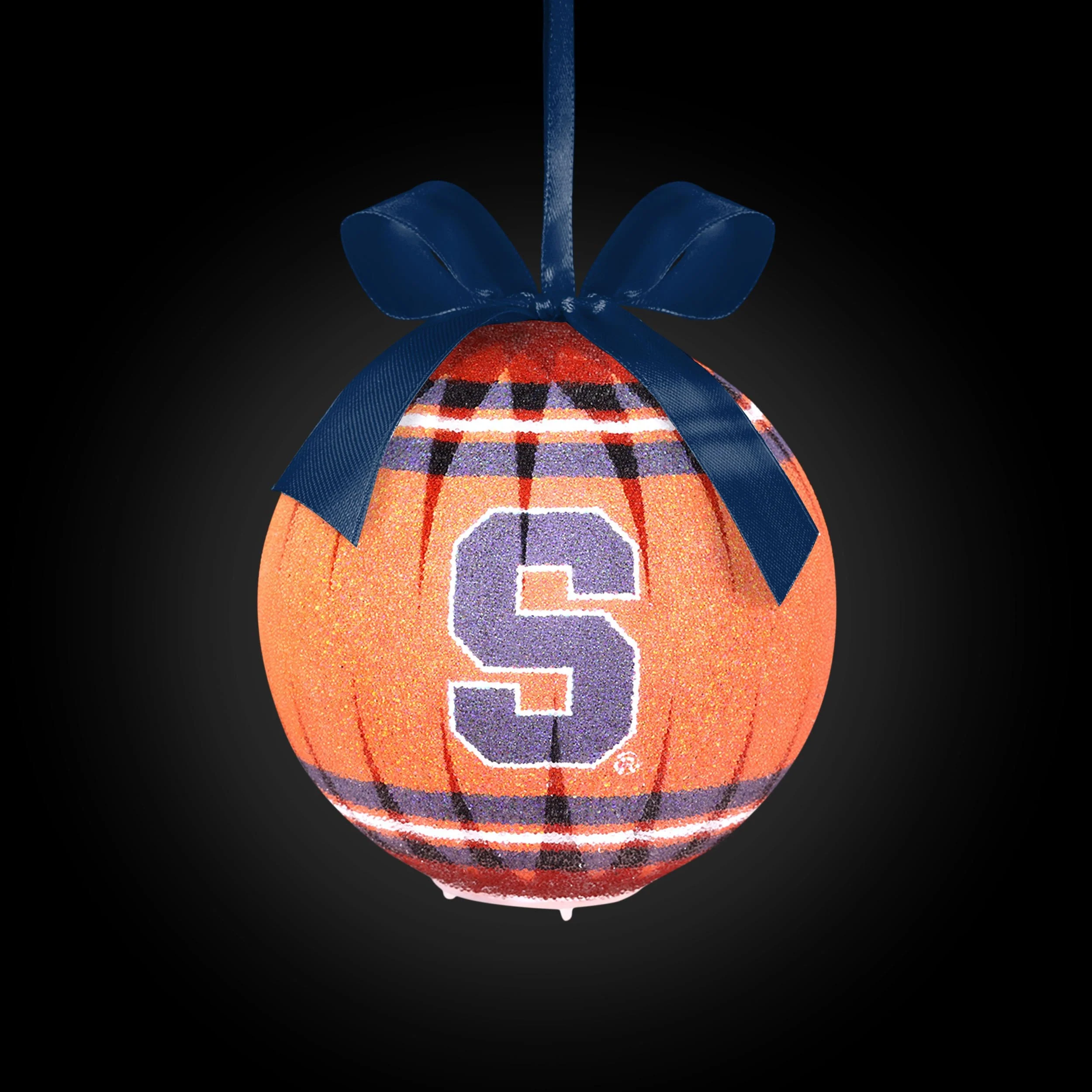 Syracuse Orange NCAA LED Shatterproof Ball Ornament - Image 2