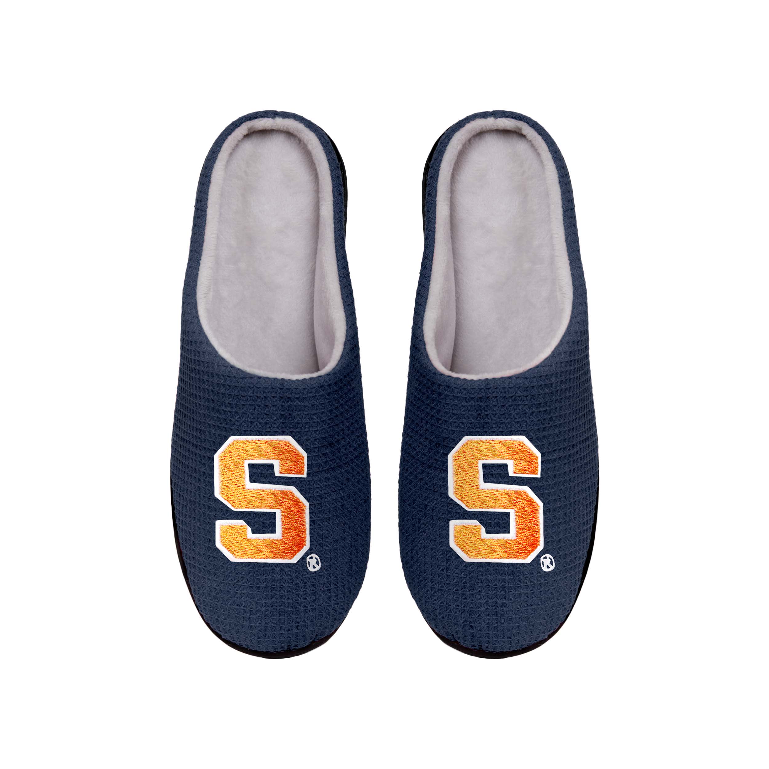 Syracuse Orange NCAA Mens Memory Foam Slide Slippers - Image 2