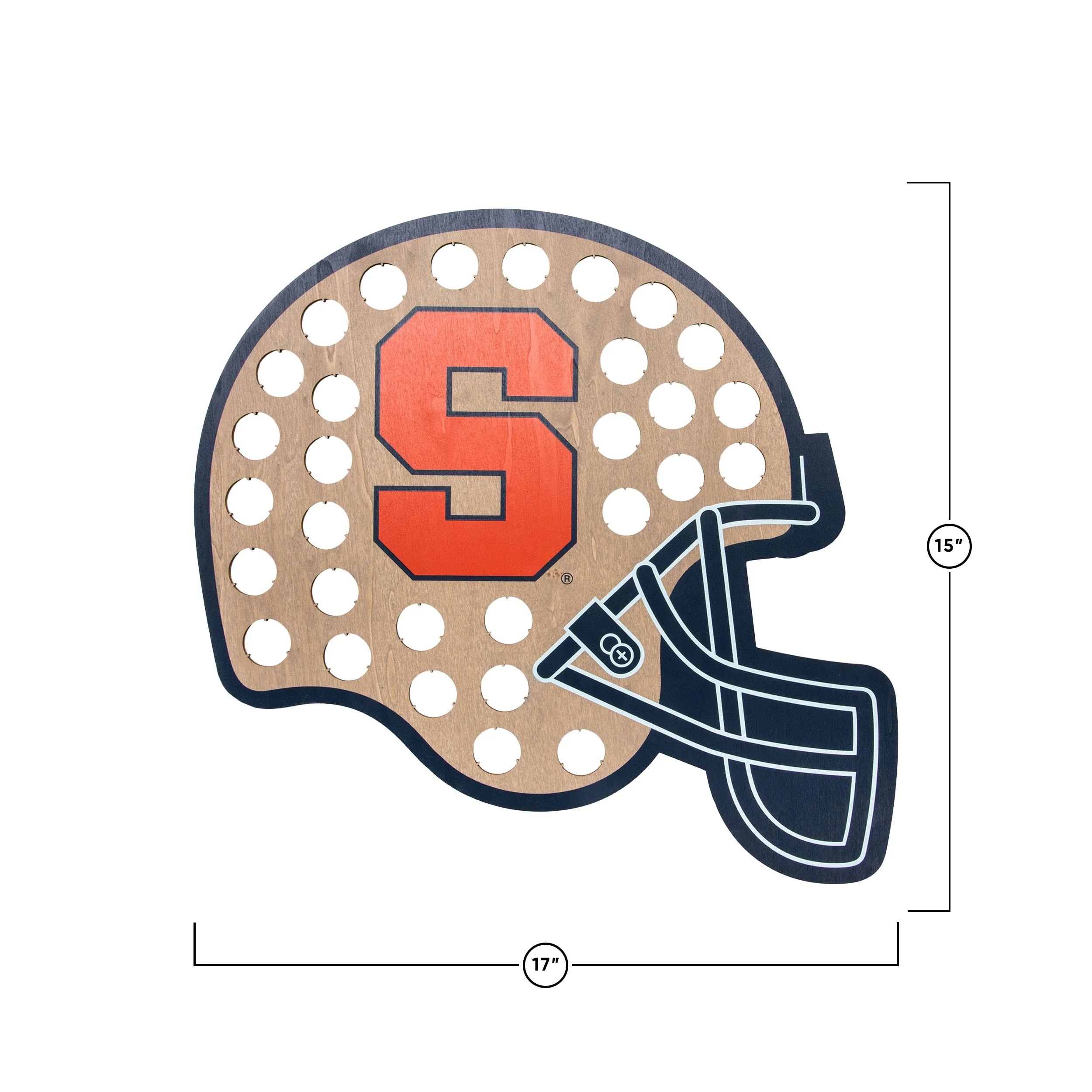 Syracuse Orange NCAA Push Bottle Cap Wall Sign - Image 3