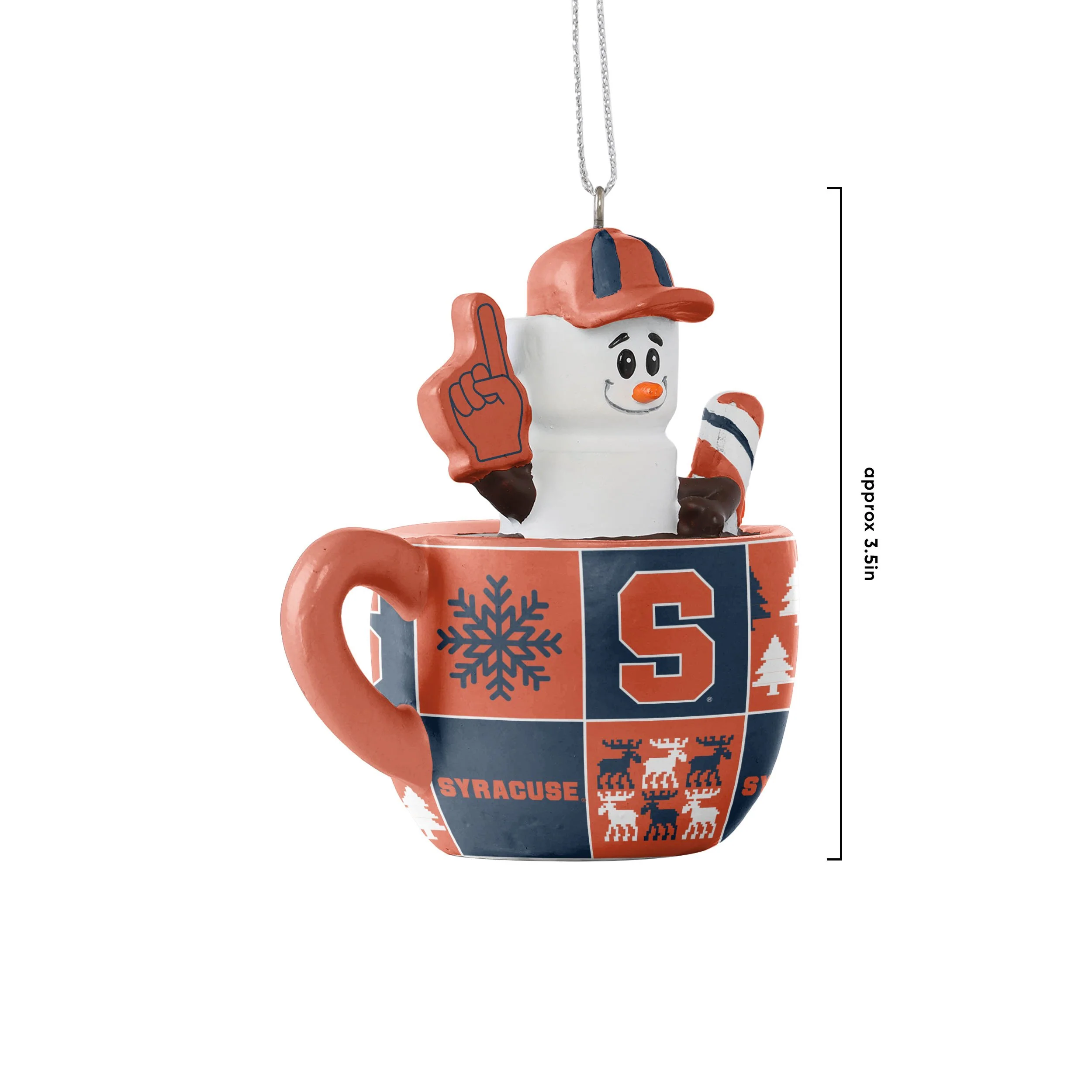 Syracuse Orange NCAA Smores Mug Ornament - Image 3