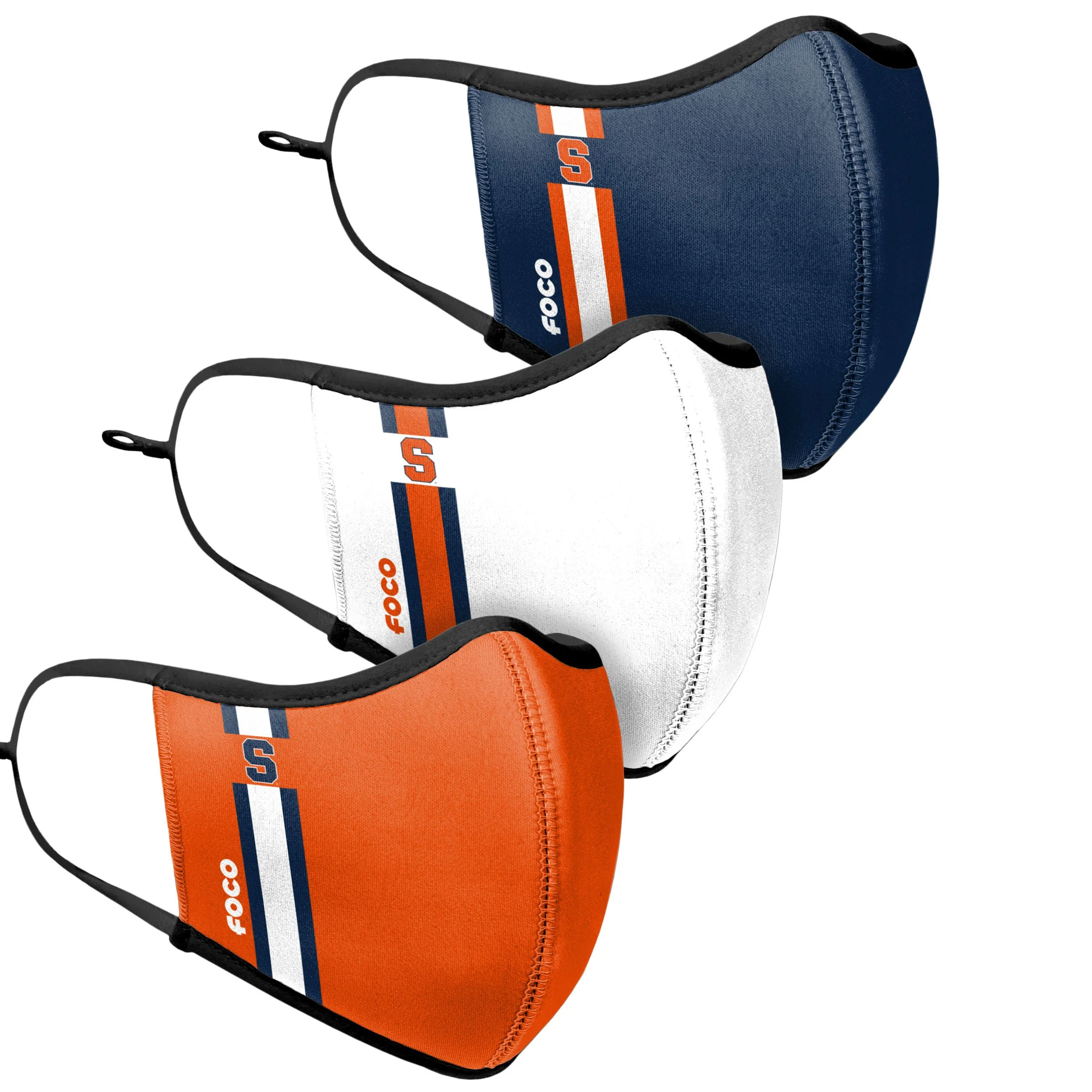 Syracuse Orange NCAA Sport 3 Pack Face Cover - Image 3