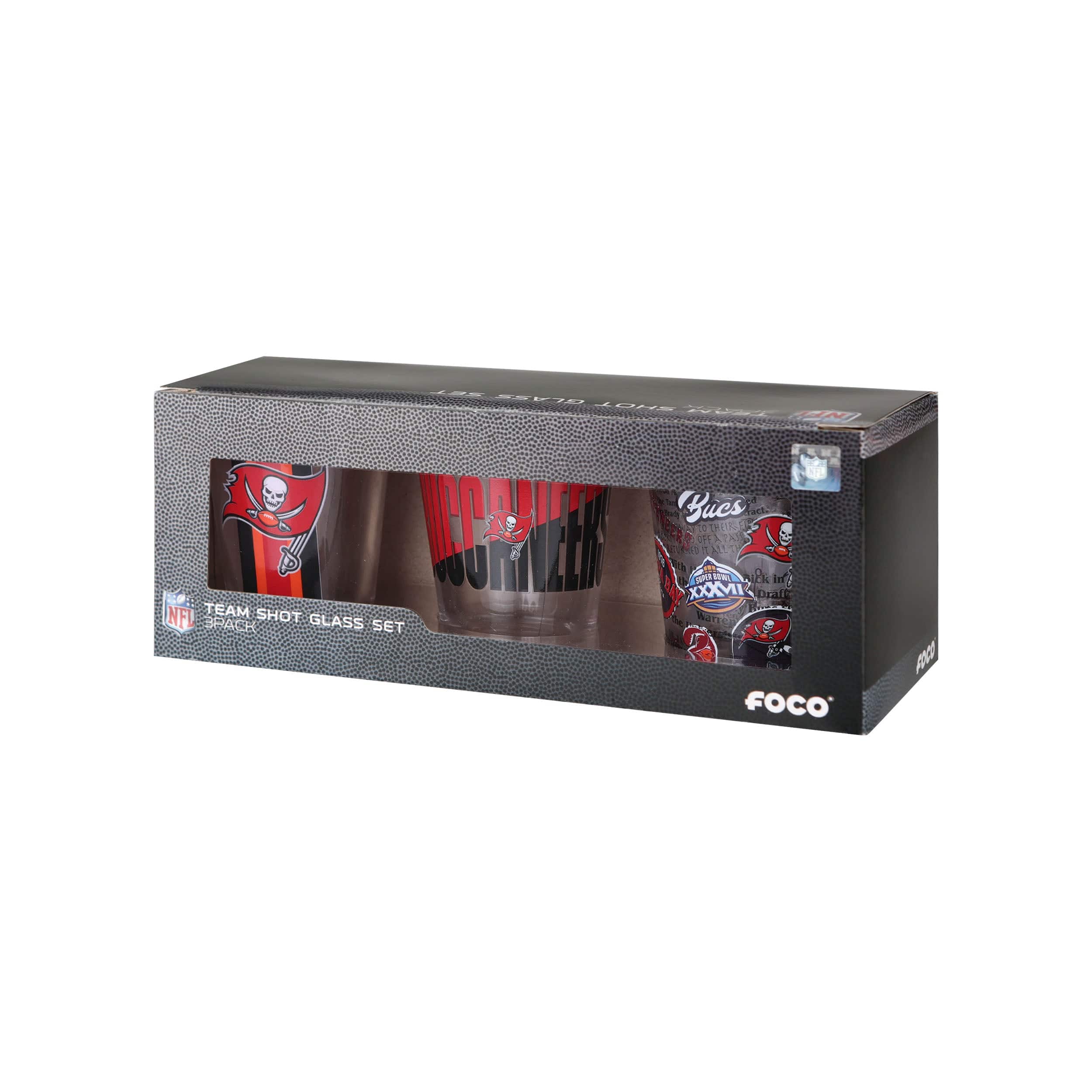 Tampa Bay Buccaneers NFL 3 Pack Shot Glass - Image 5