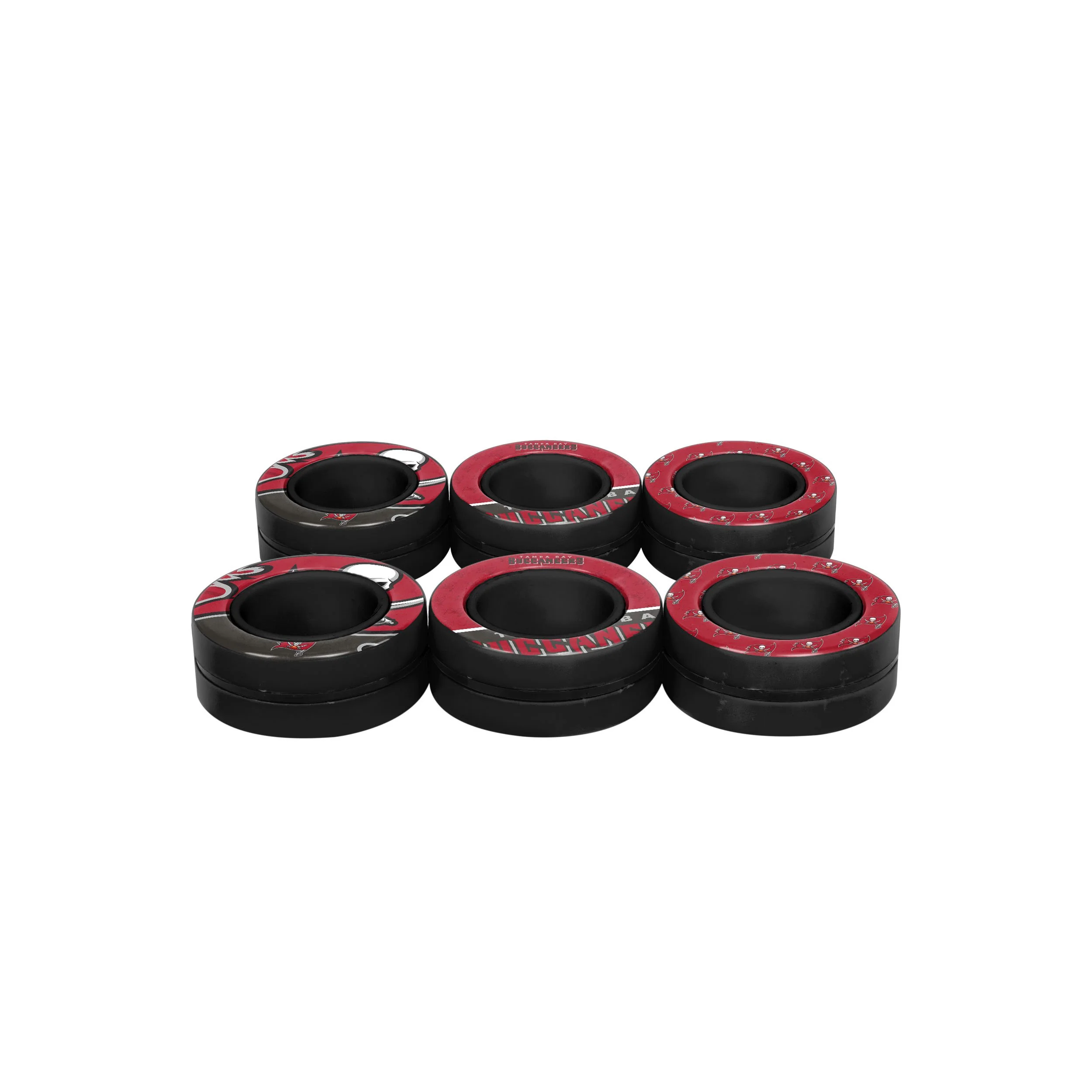 Tampa Bay Buccaneers NFL 6 Pack Magnetic Finger Rings - Image 3