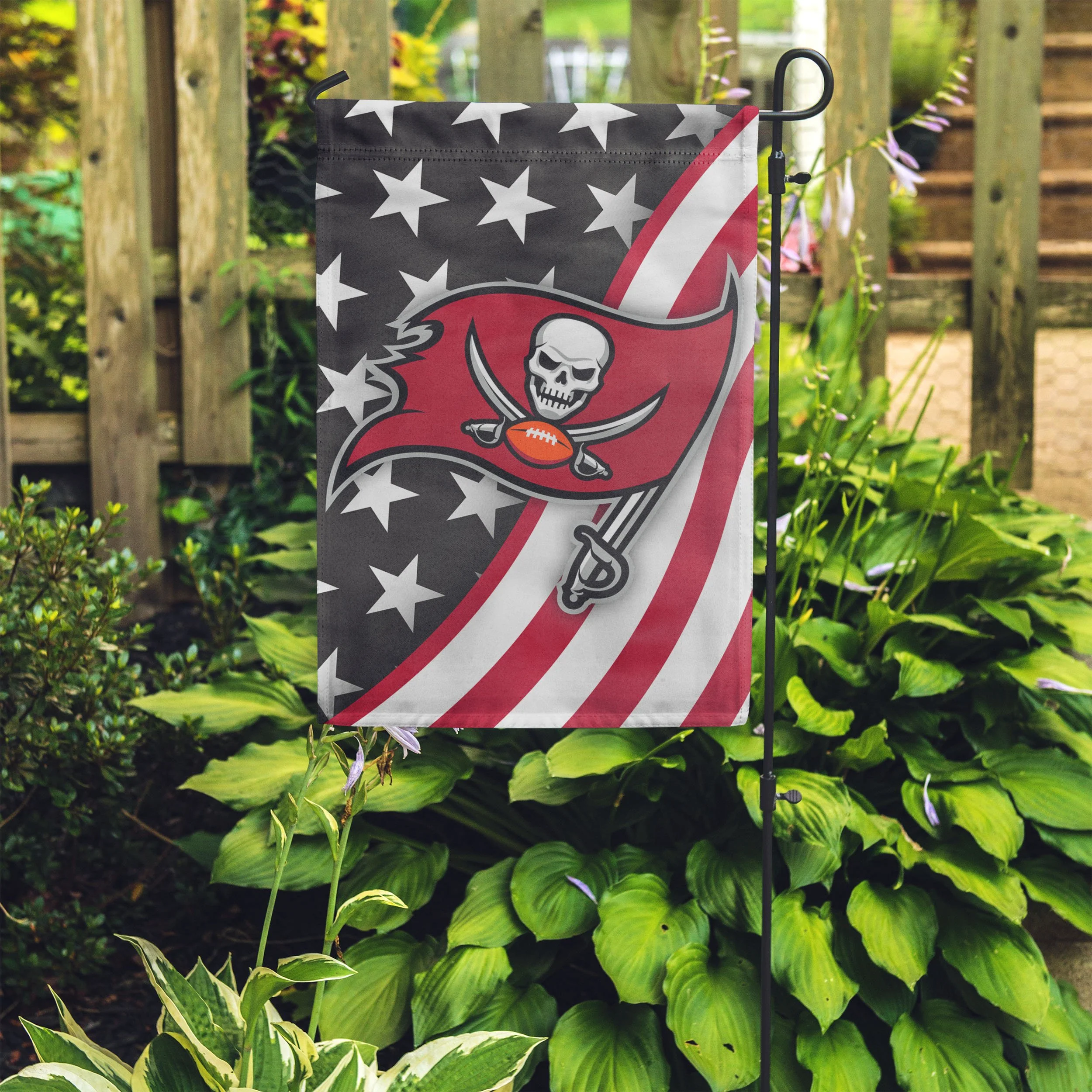 Tampa Bay Buccaneers NFL Americana Garden Flag - Image 4