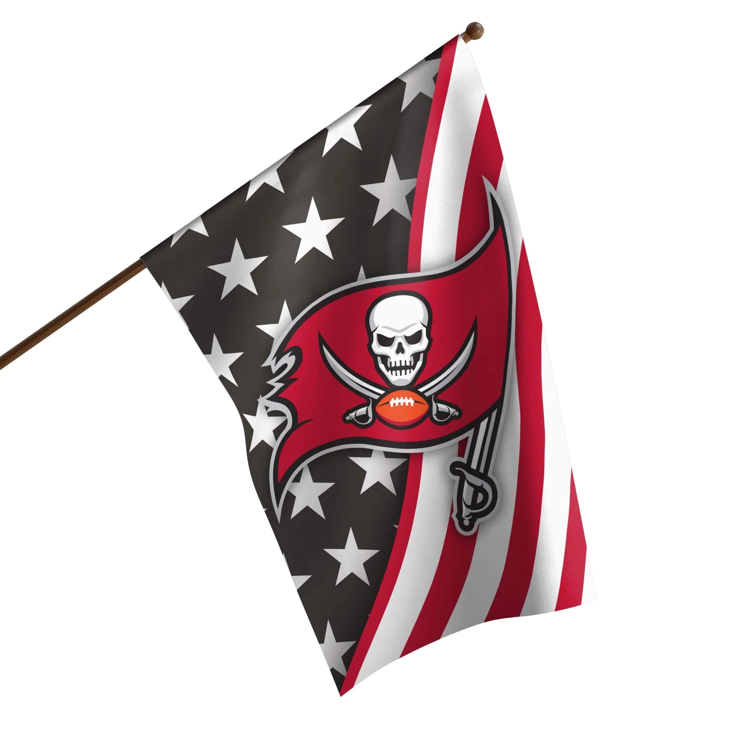 Tampa Bay Buccaneers NFL Americana Vertical Flag
