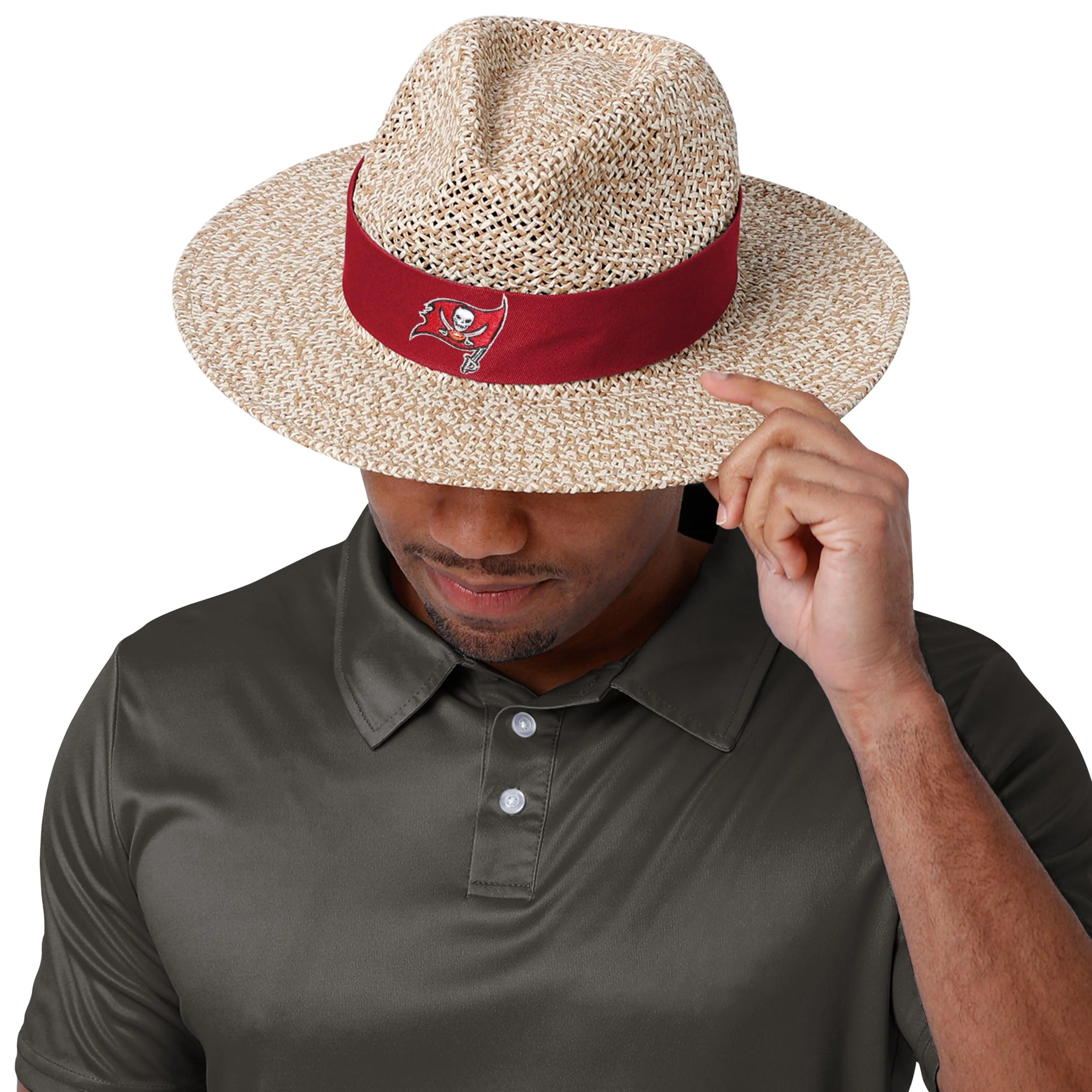 Tampa Bay Buccaneers NFL Band Straw Hat - Image 6