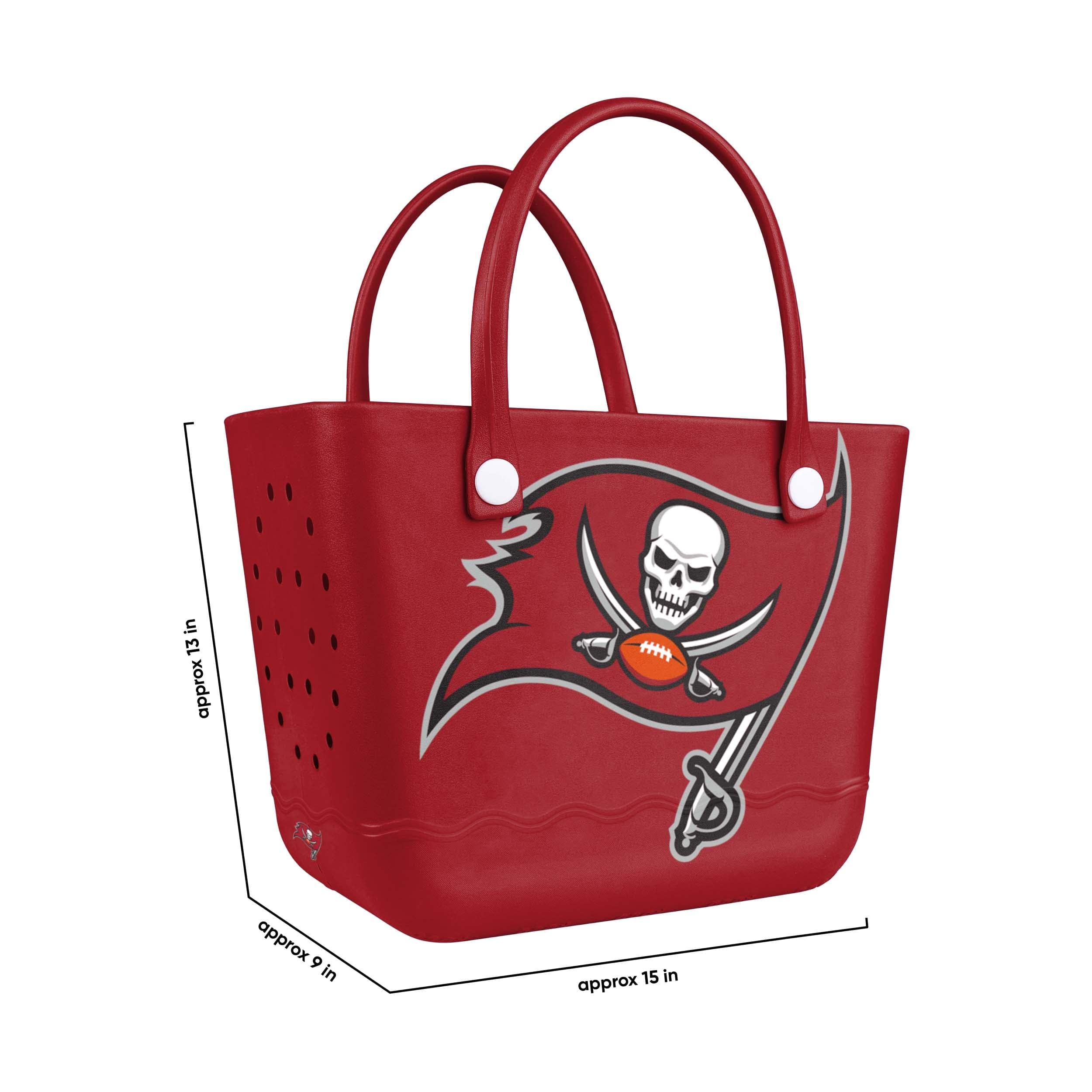 Tampa Bay Buccaneers NFL Big Logo Tailgate Tote Bag - Image 3