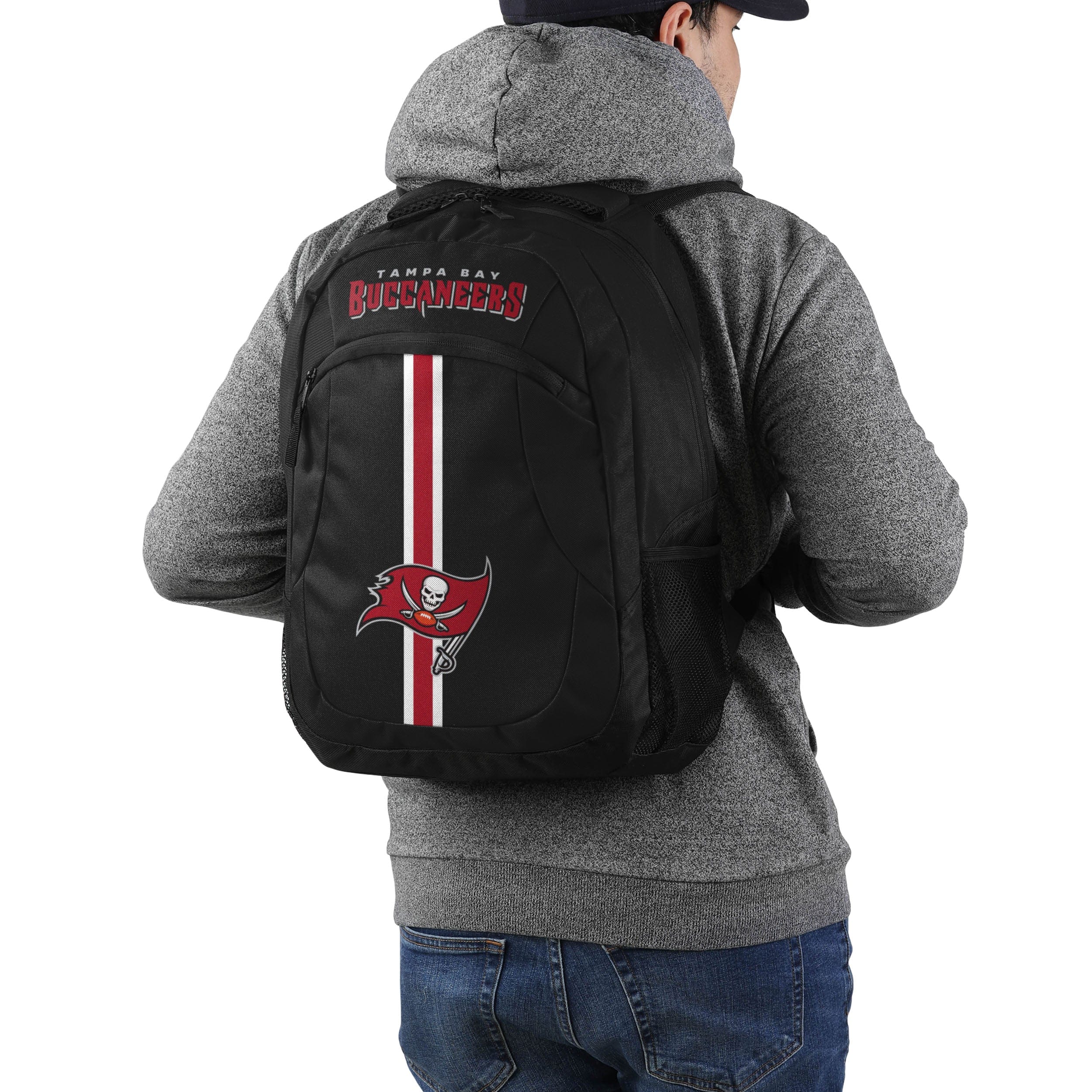 Tampa Bay Buccaneers NFL Black Alternate Color Action Backpack - Image 5