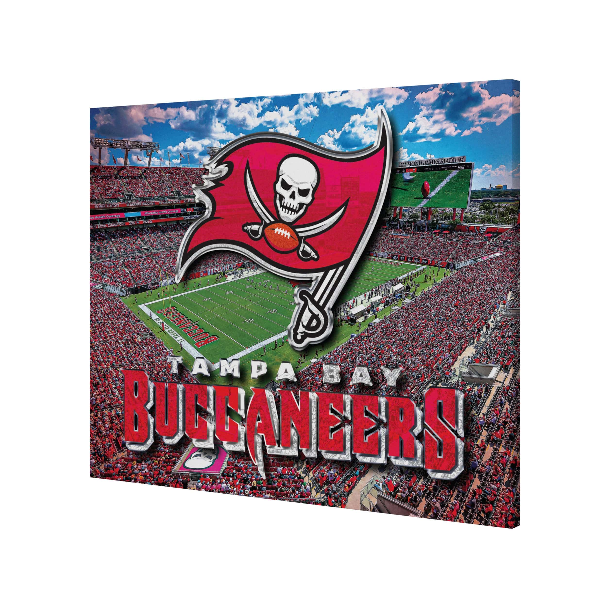 Tampa Bay Buccaneers NFL Canvas Wall Sign - Image 2