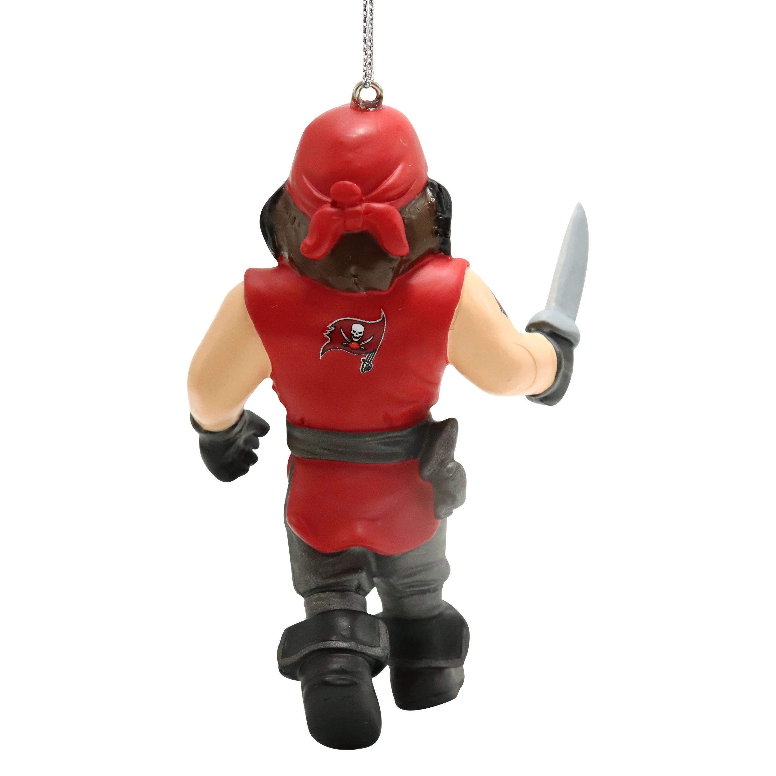 Tampa Bay Buccaneers NFL Captain Fear Super Bowl LV Champions Mascot Ornament - Image 3