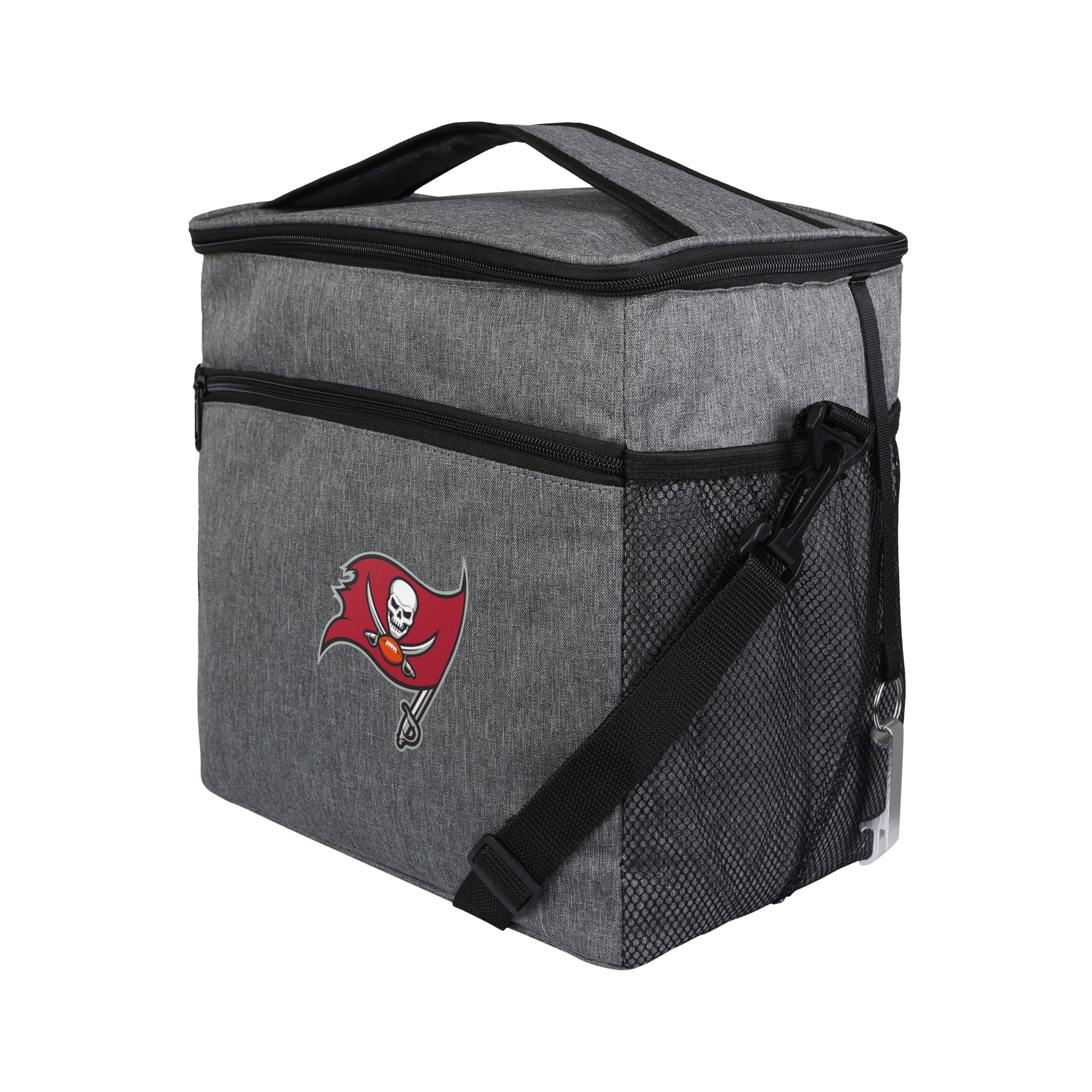 Tampa Bay Buccaneers NFL Heather Grey Tailgate 24 Pack Cooler - Image 2