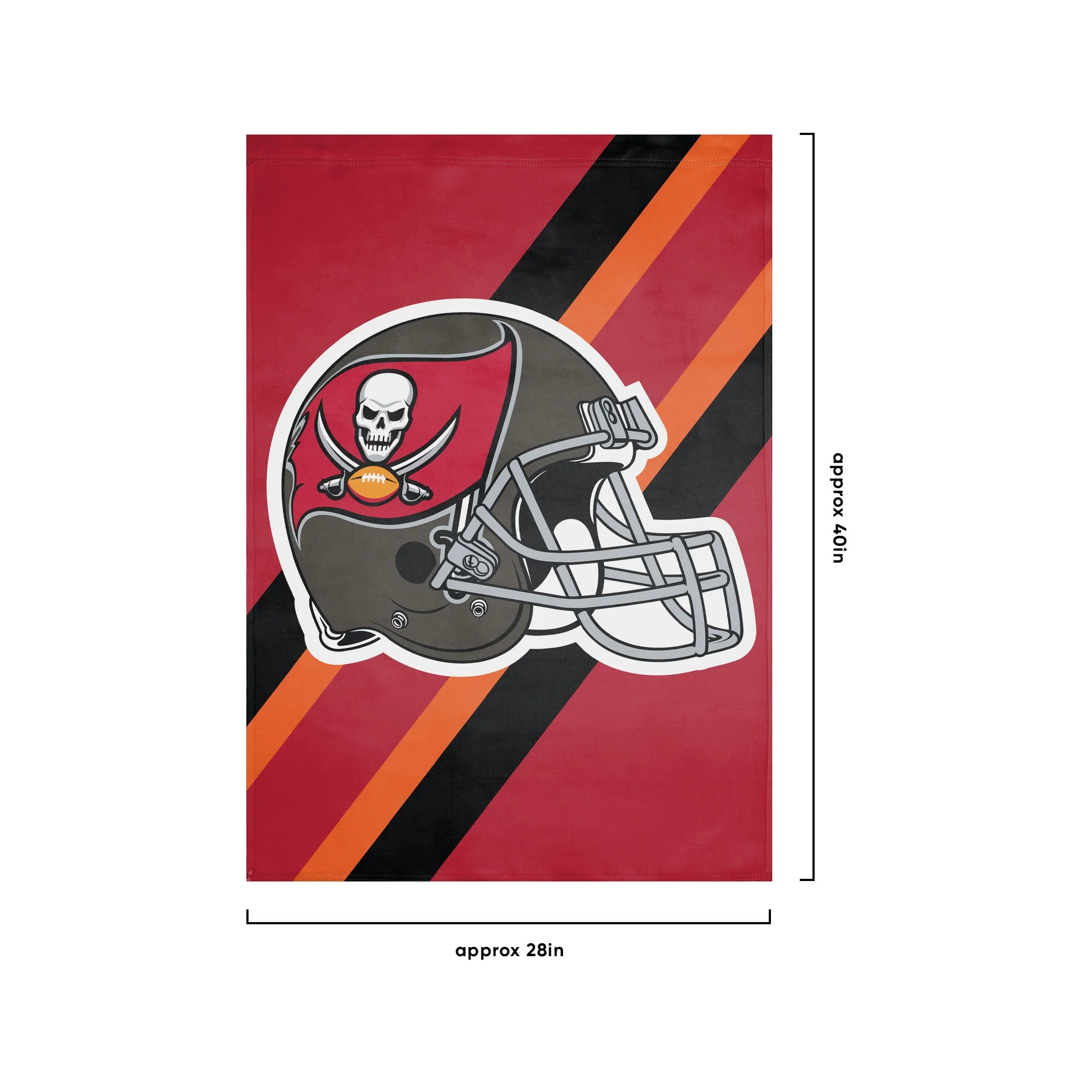Tampa Bay Buccaneers NFL Helmet Vertical Flag - Image 3